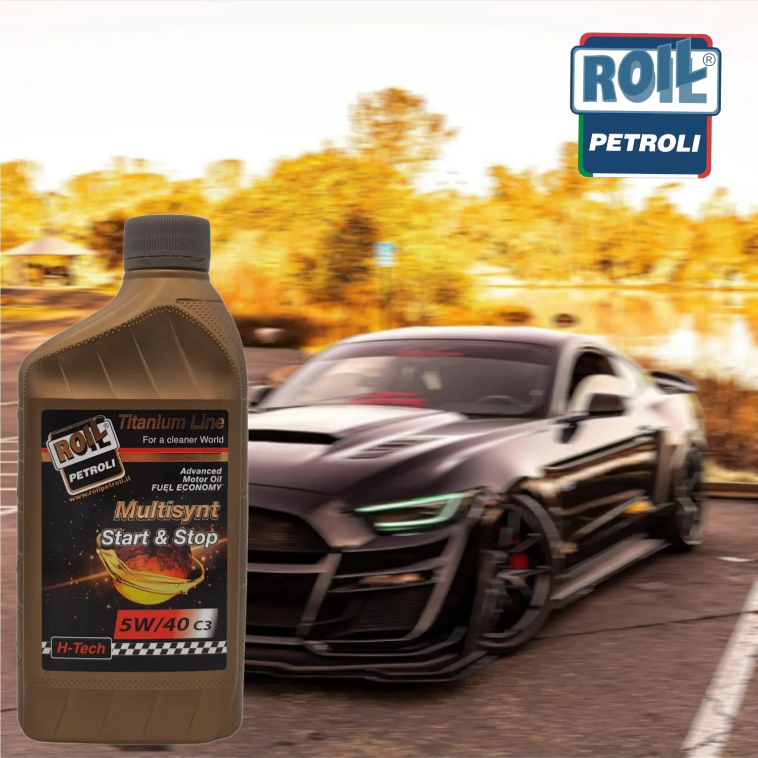 Roil Multisynt 5W-40 C3 Olio Motore 1L Start&Stop
