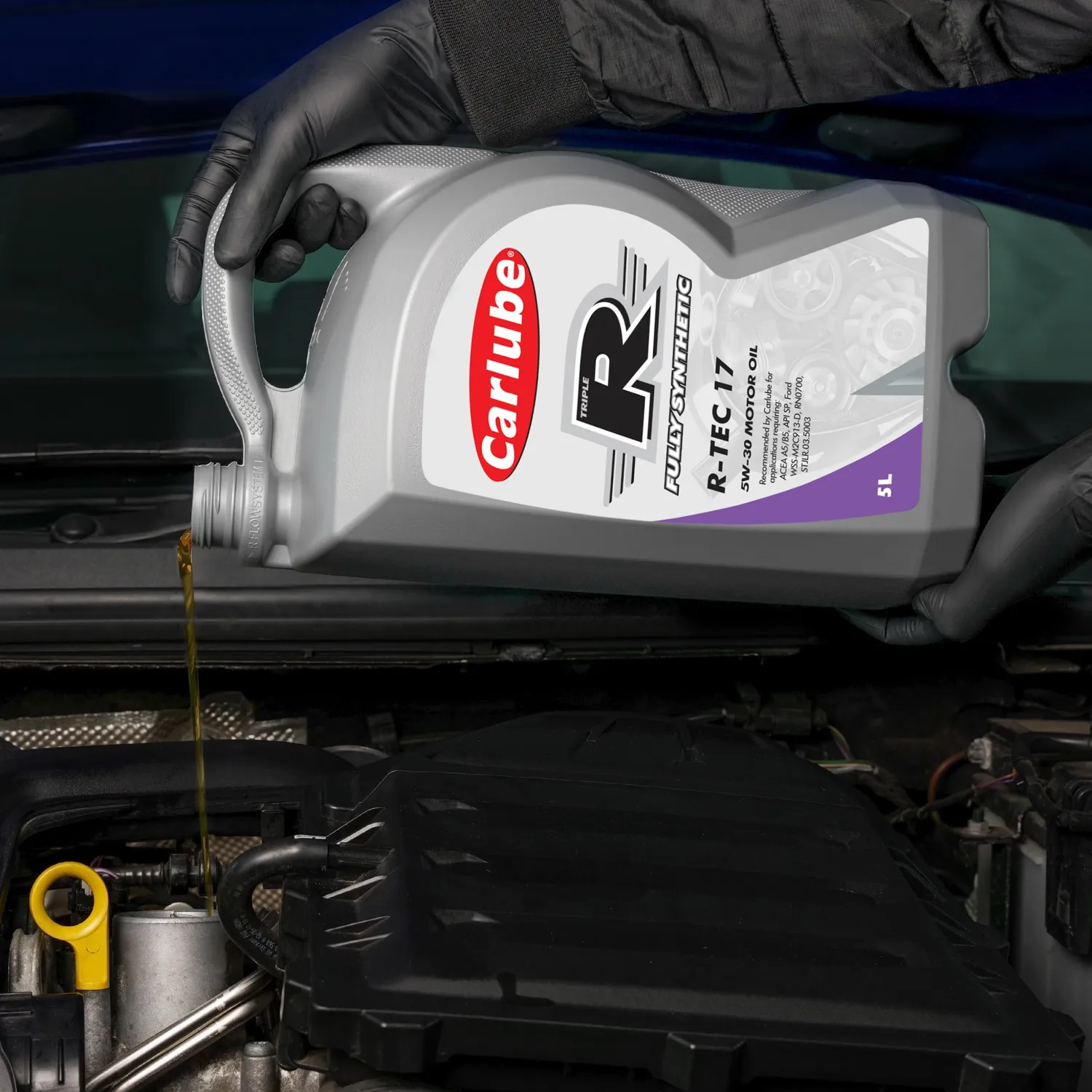 Carlube Triple R R-Tec 17 5W-30 Olio Motore 5L per Ford