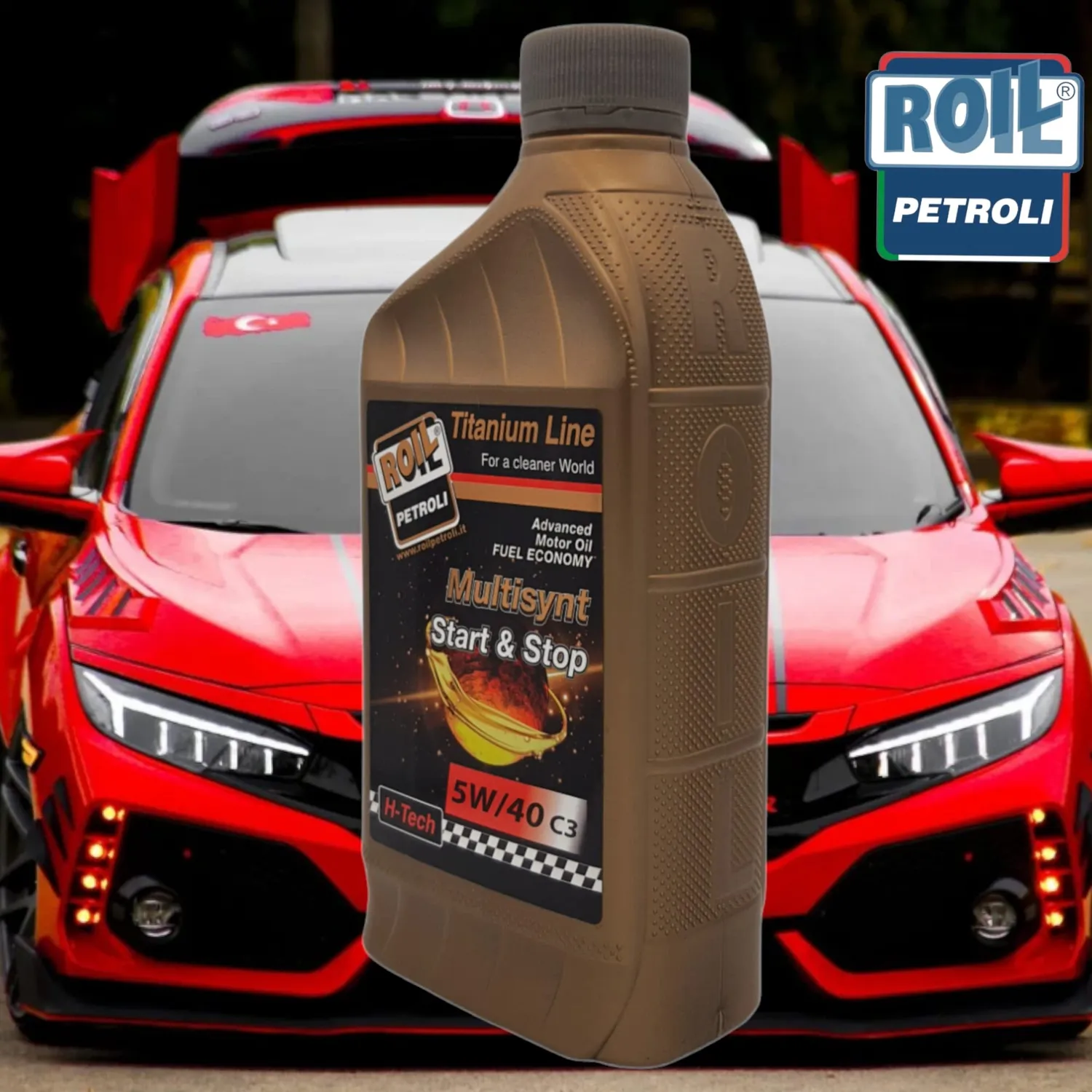 Roil Multisynt 5W-40 C3 Olio Motore 1L Start&Stop