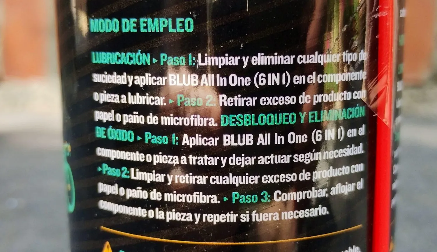 BLUB All in One 6 in 1 spray multiuso bici 450 ml sbloccante