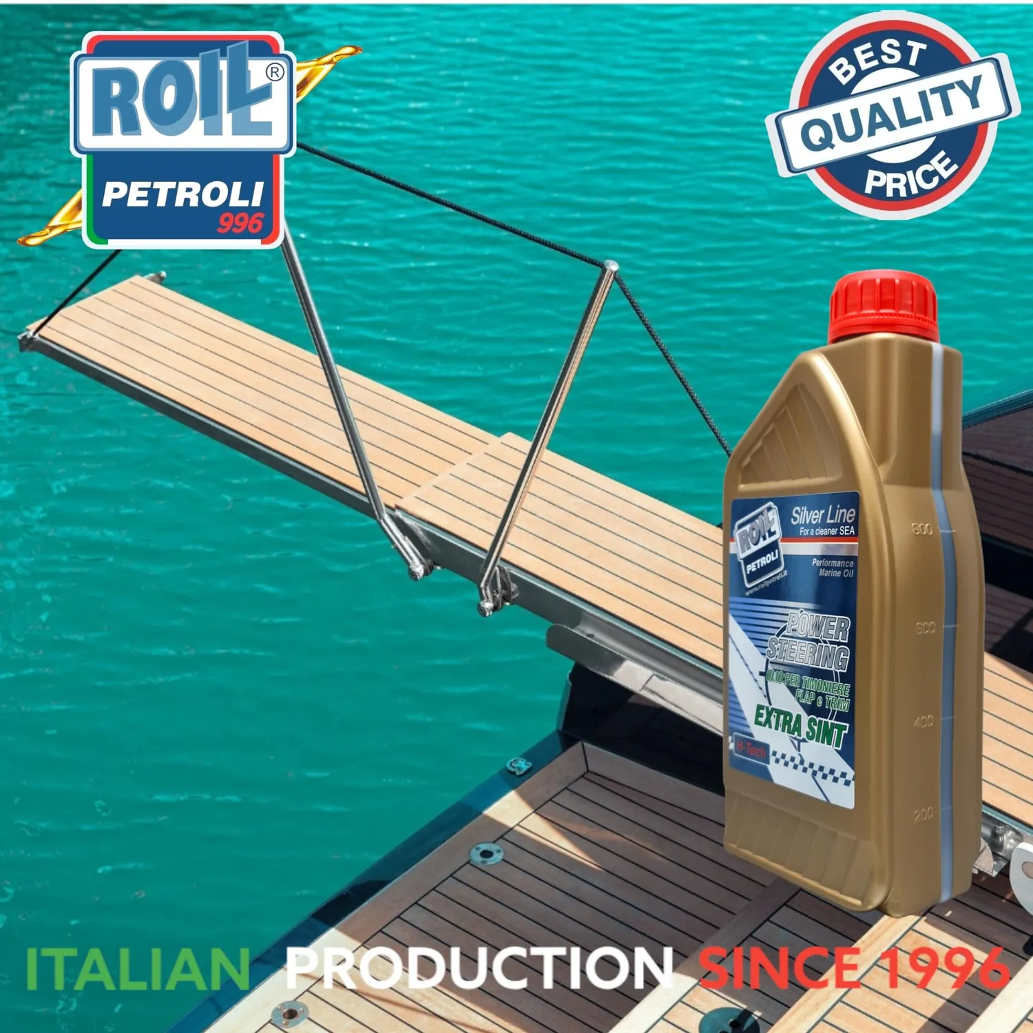 Roil Power Steering ISO 15 Extra Sint olio nautico idraulico