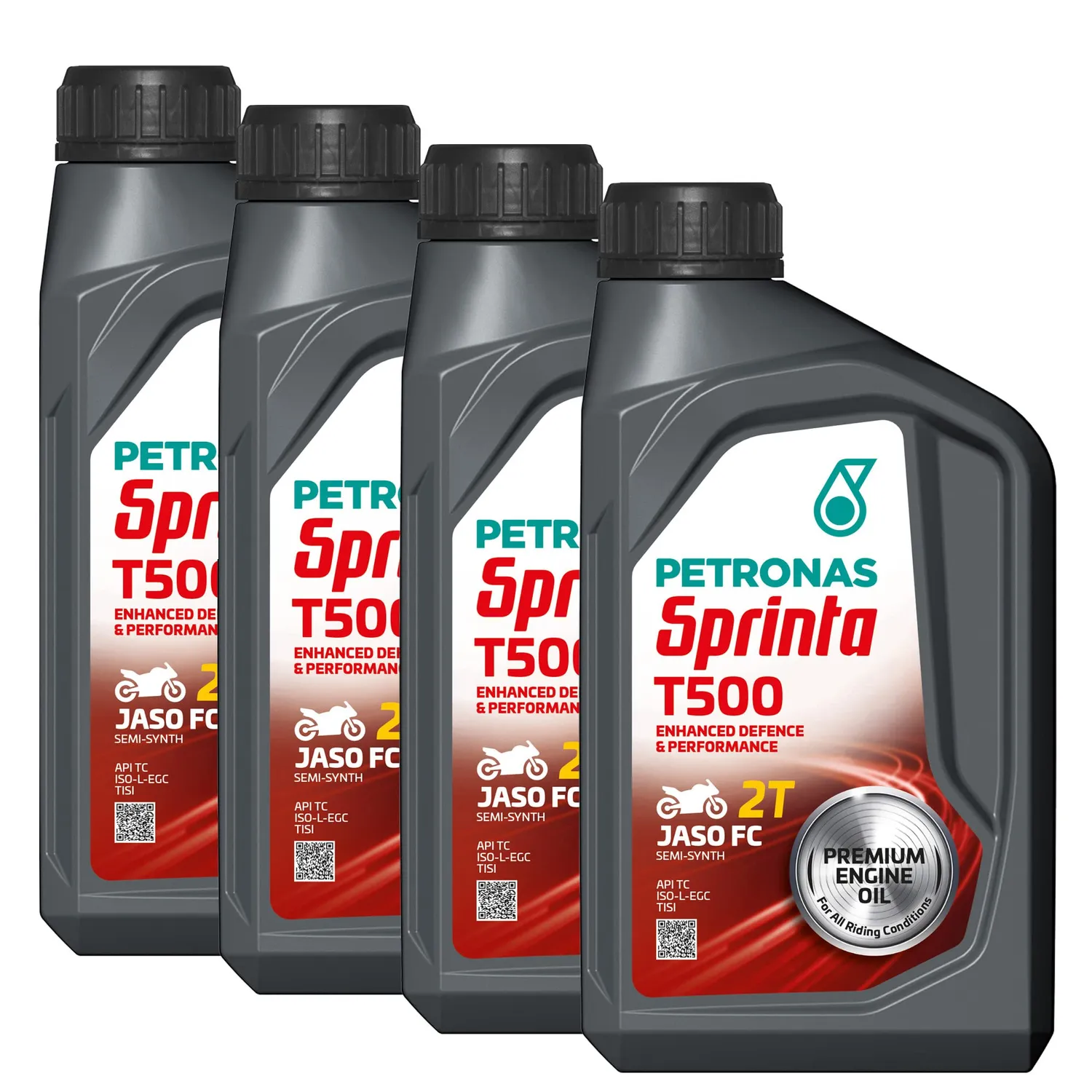 Petronas Sprinta T500 olio moto 2T semisintetico