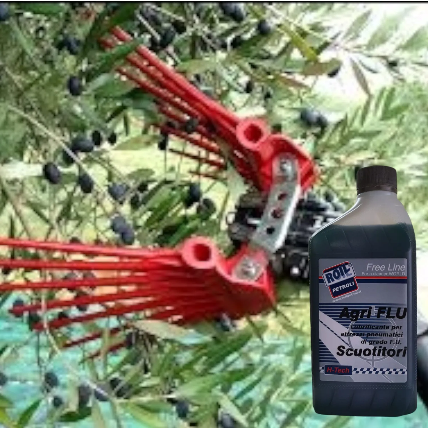 Roil Agriflu Bio olio pneumatico 2 litri biodegradabile