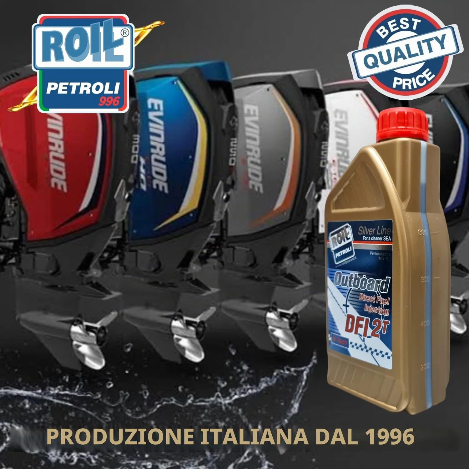 Roil Outboard 2T DFI Olio Fuoribordo Sintetico