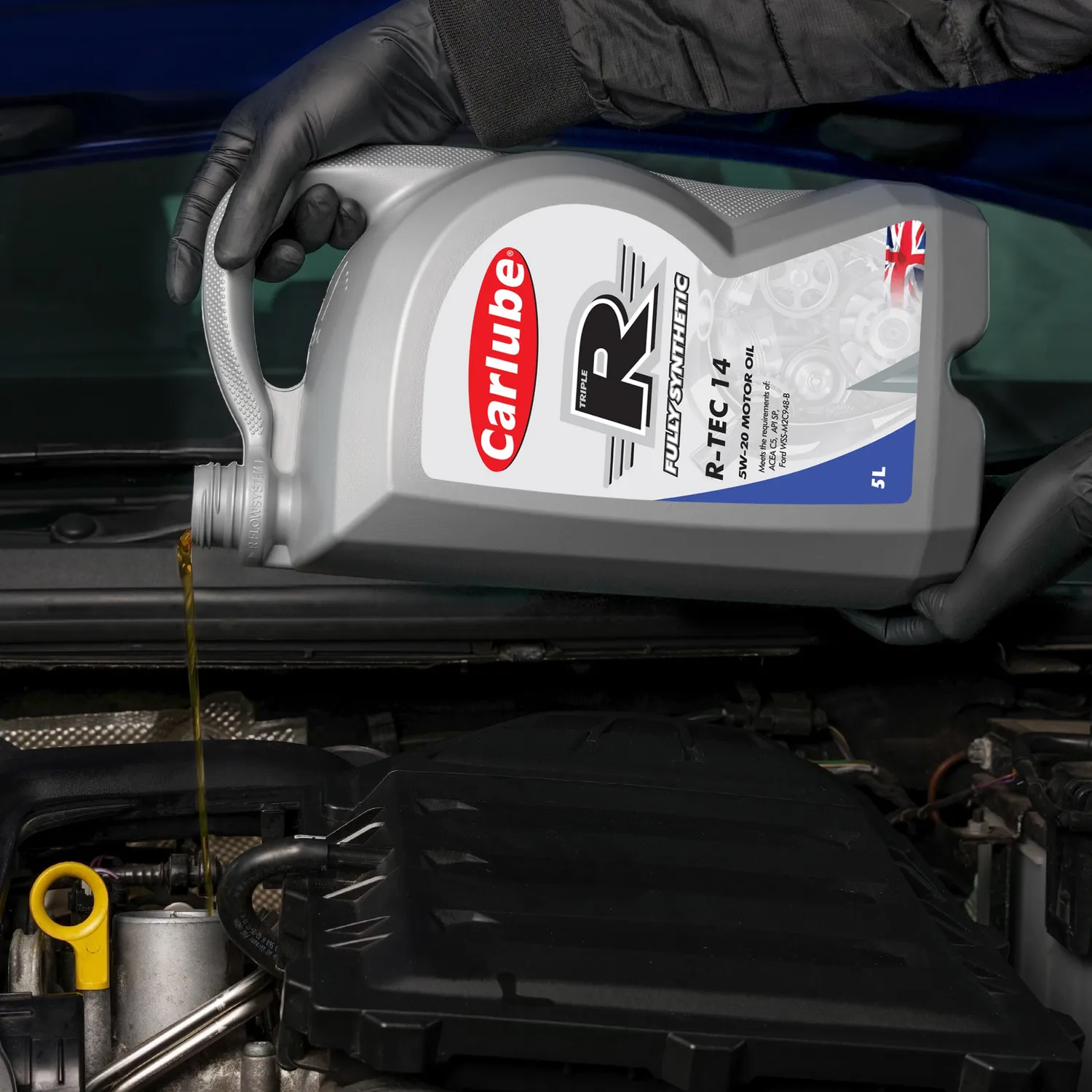 Carlube Triple R R-Tec 14 Olio Motore 5W-20 5L