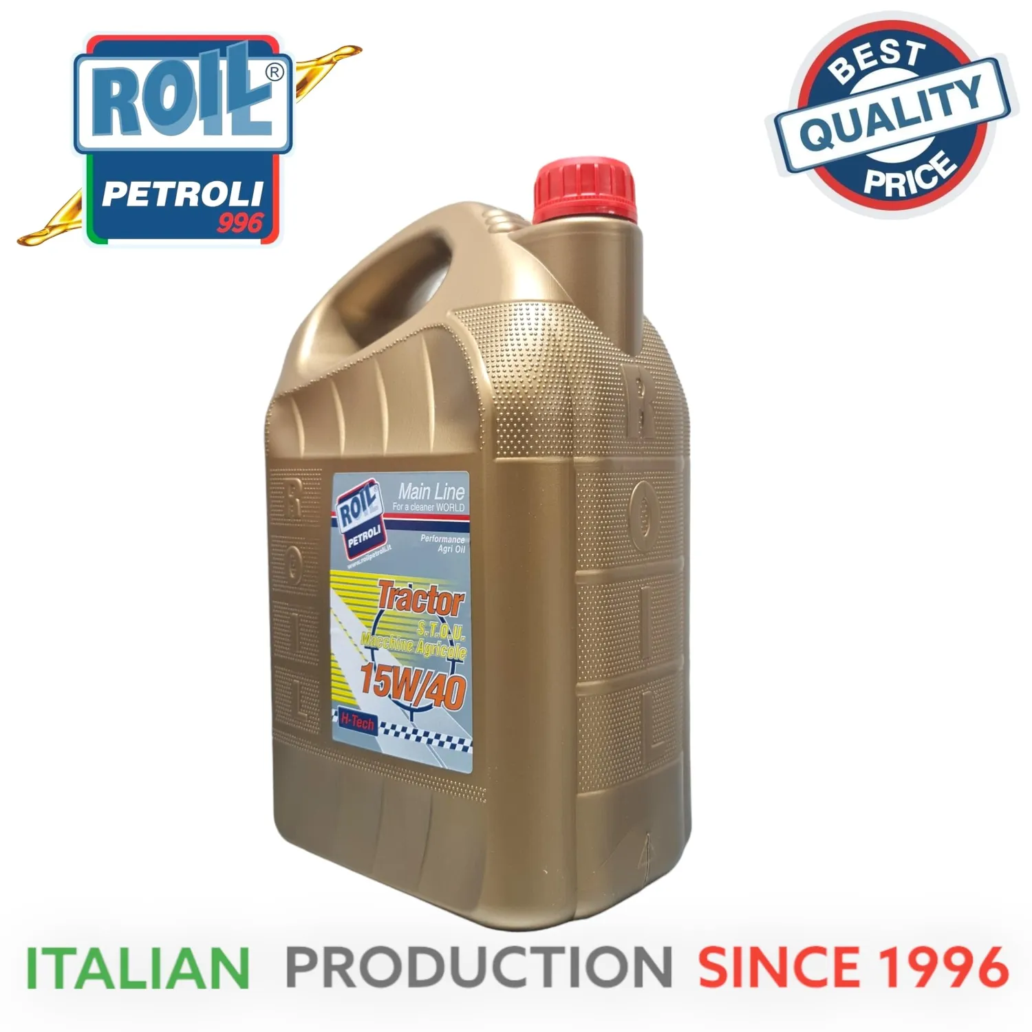 Roil Tractor 15W-40 S.T.O.U. olio trattore multifunzione