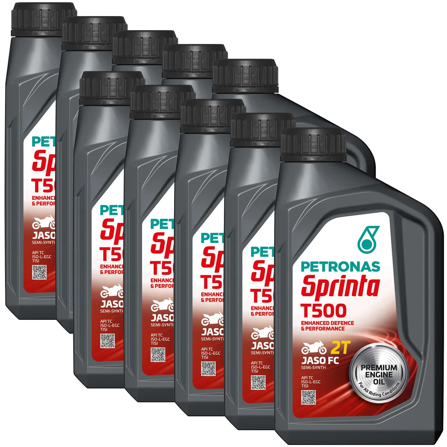 Petronas Sprinta T500 olio moto 2T semisintetico