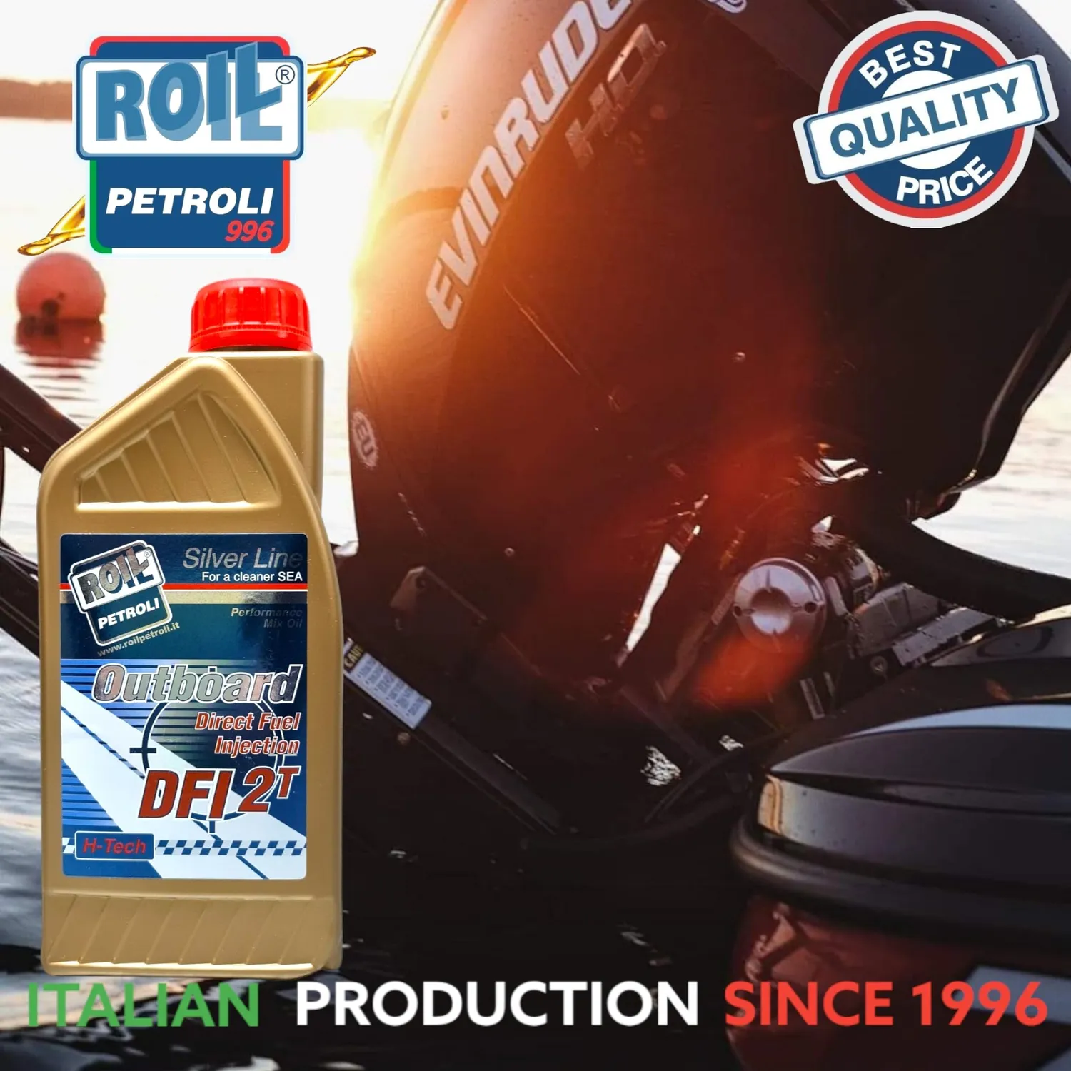 Roil Outboard 2T DFI Olio Fuoribordo Sintetico