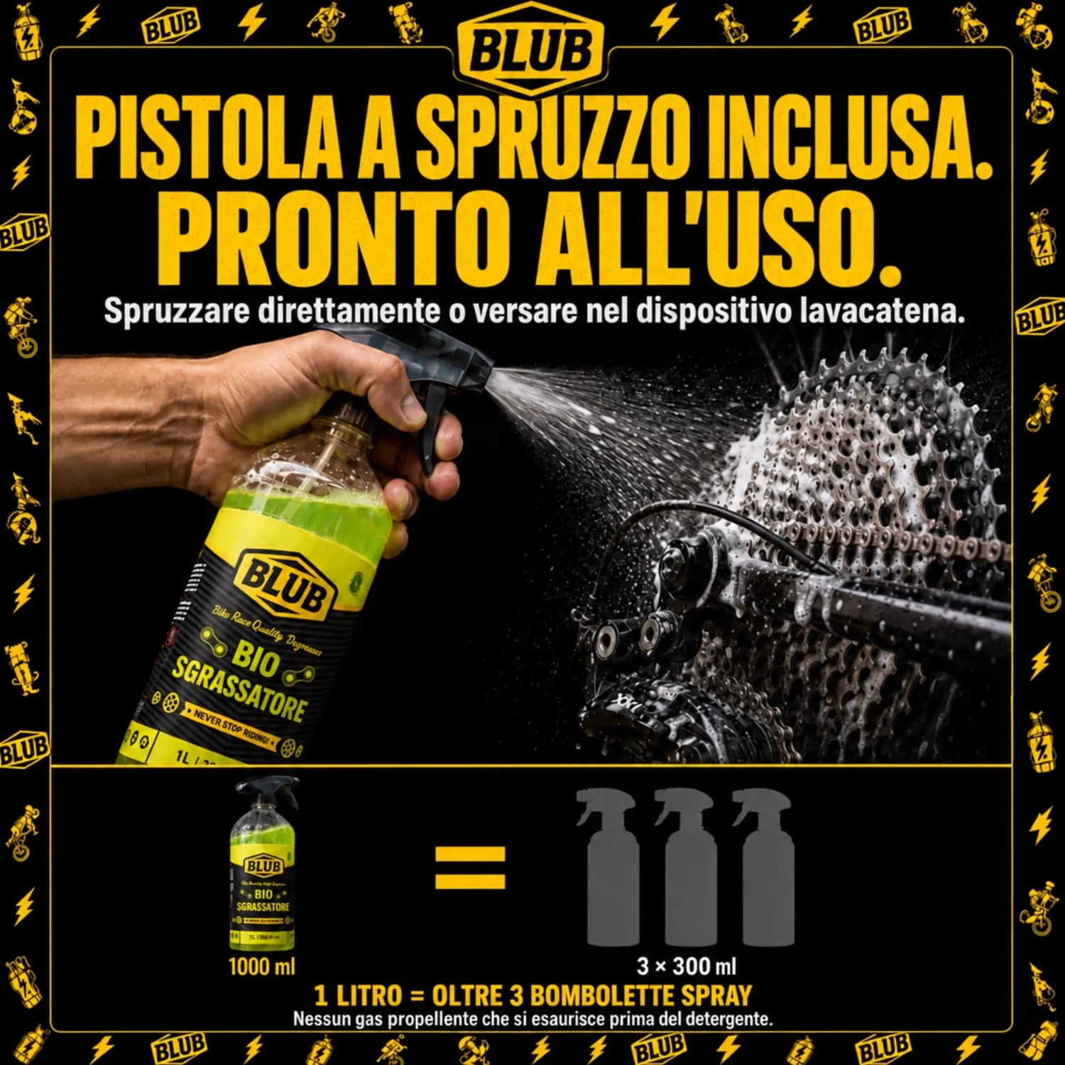 BLUB sgrassatore catena bici pH neutro