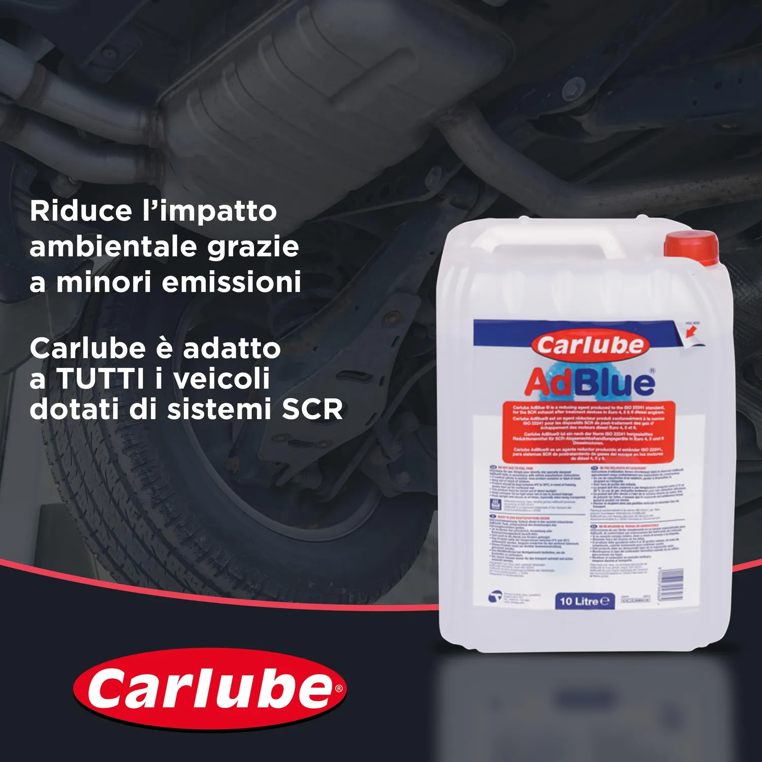 Bluecol Carlube AdBlue AUS32 10L con beccuccio diesel SCR