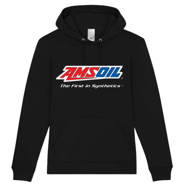 Amsoil #TeamAmsoil felpa nera unisex con cappuccio