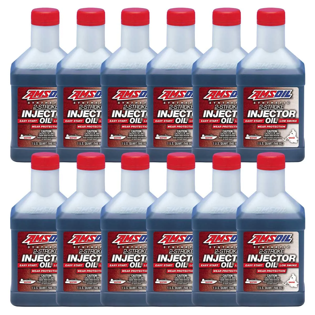 Amsoil Injector olio 2T sintetico 946 ml fuoribordo