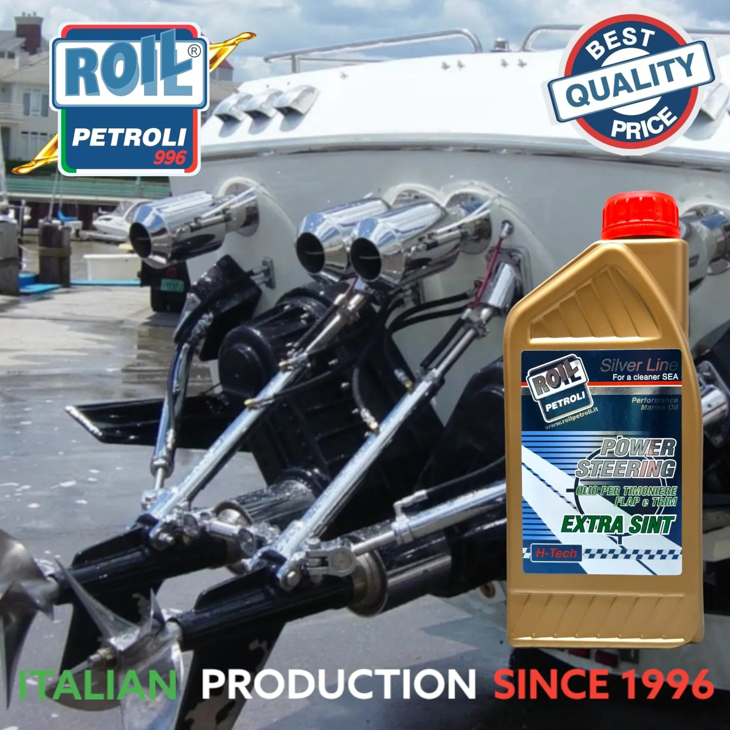 Roil Power Steering ISO 15 Extra Sint olio nautico idraulico