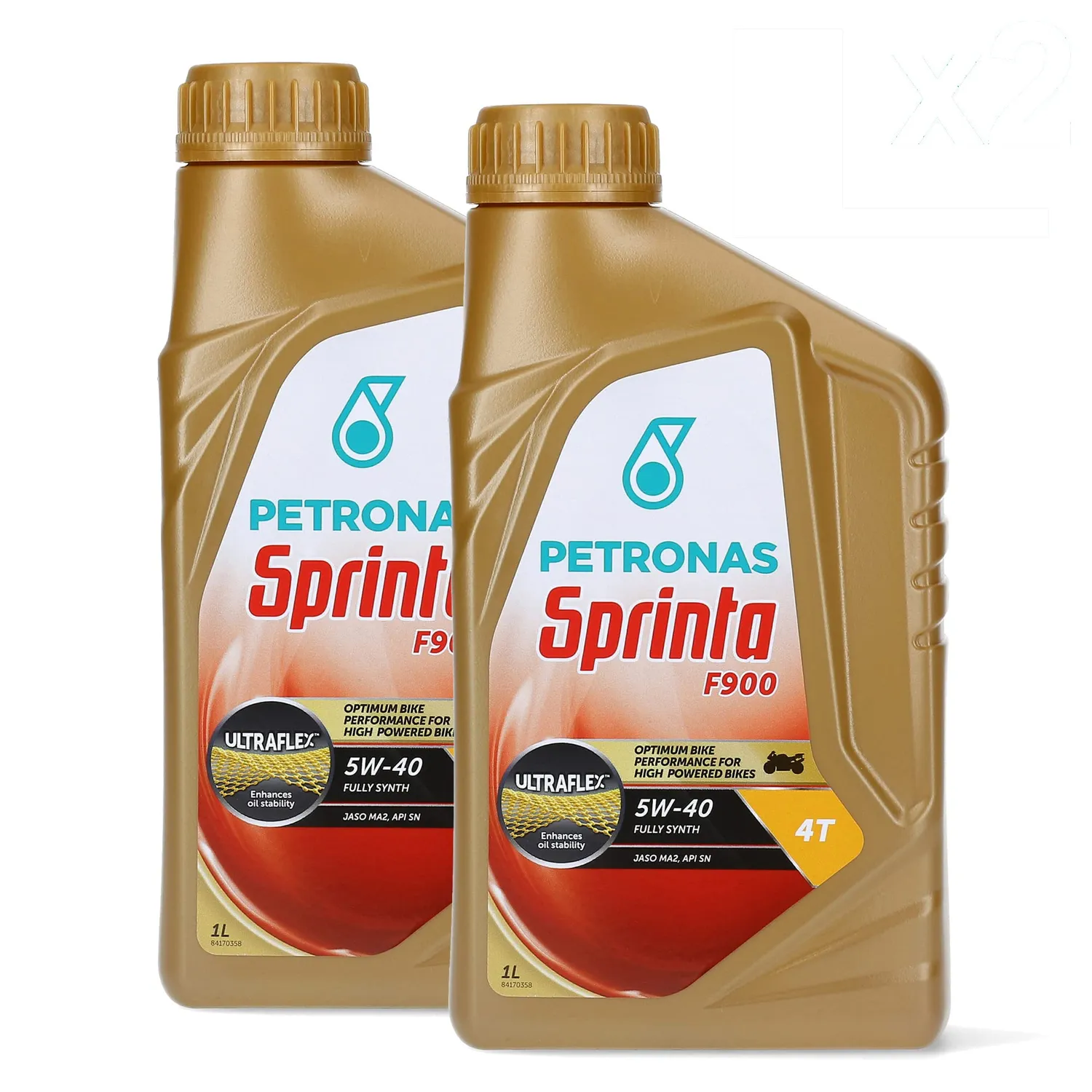 Petronas Sprinta F900 olio moto 4T sintetico MA2