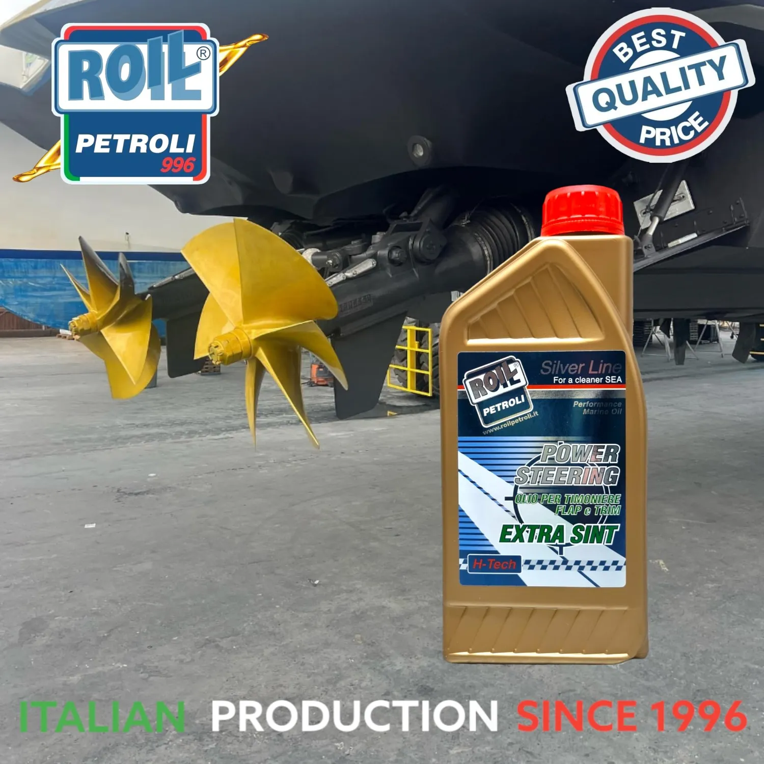 Roil Power Steering ISO 15 Extra Sint olio nautico idraulico
