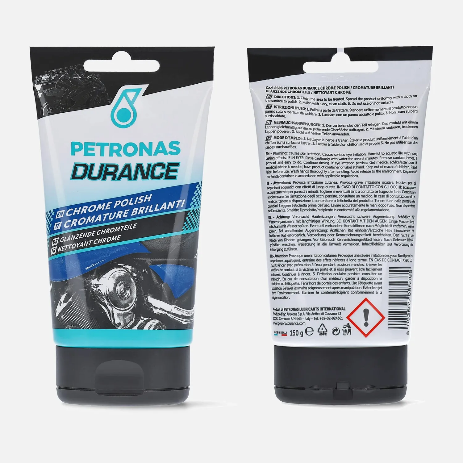 Petronas Durance pasta abrasiva cromature lucidante
