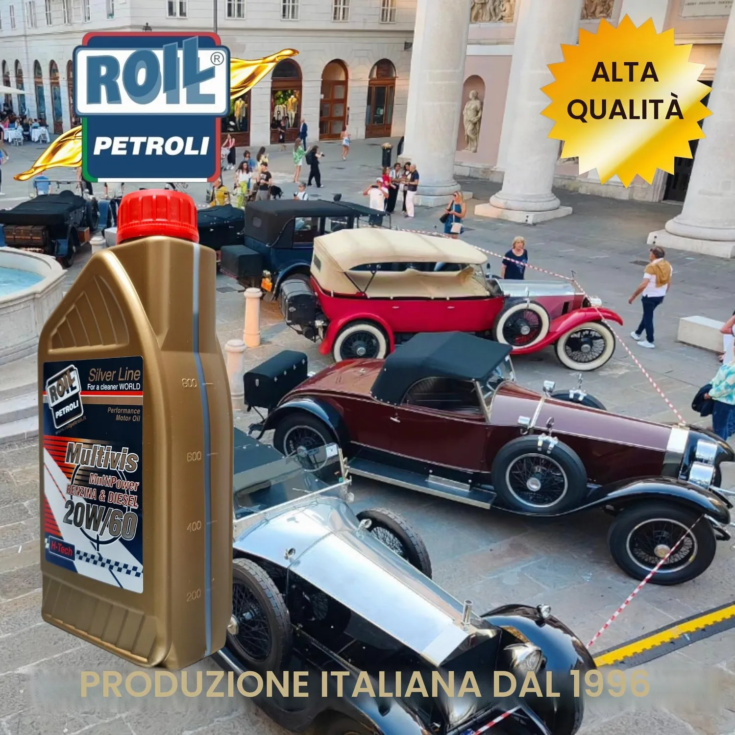 Roil Multivis 20W/60 Olio Motore Auto Storiche