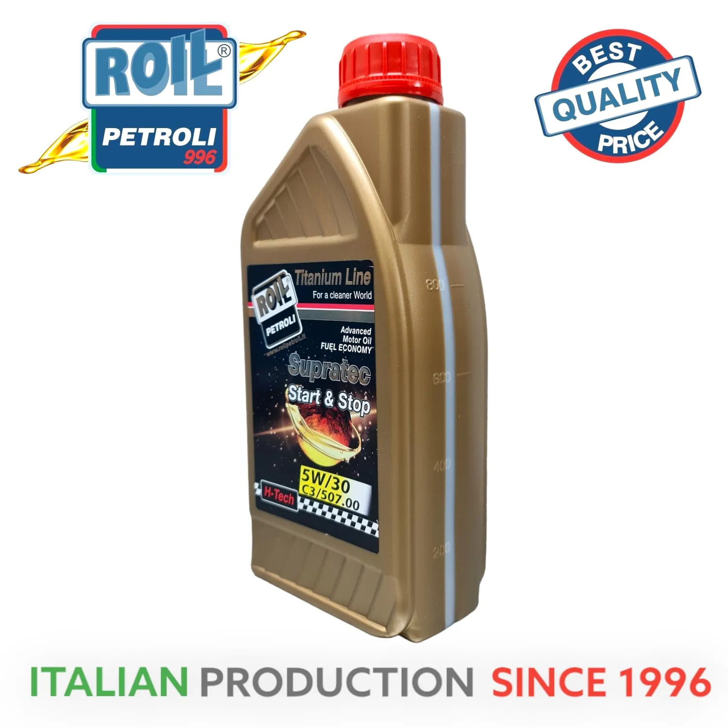 Roil Supratec Start&Stop 5W-30 olio motore sintetico VW 504 507