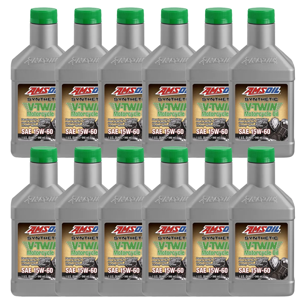 Amsoil V-Twin 15W-60 olio moto Indian 946 ml