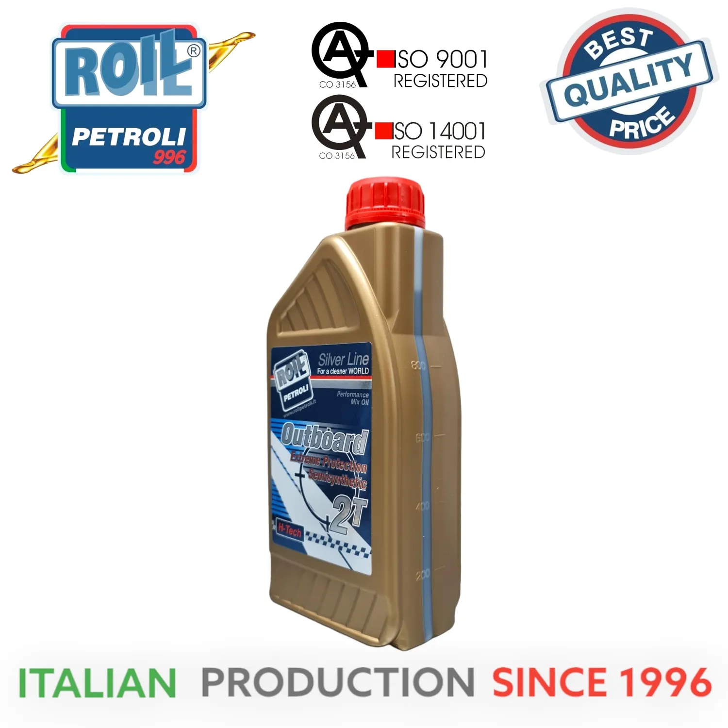 Roil Outboard 2T Blu TC-W3 olio fuoribordo 6L sintetico
