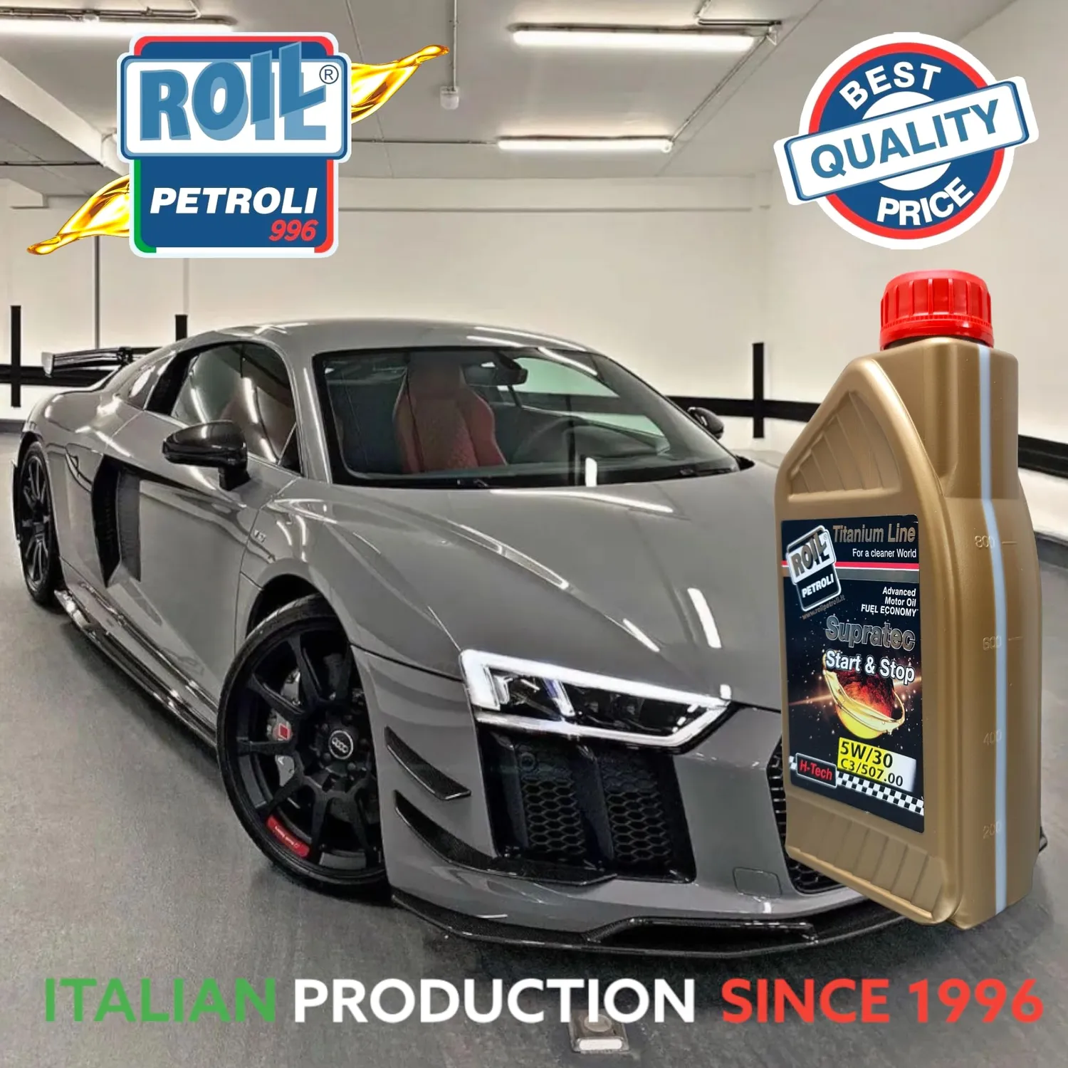 Roil Supratec Start&Stop 5W-30 olio motore sintetico VW 504 507