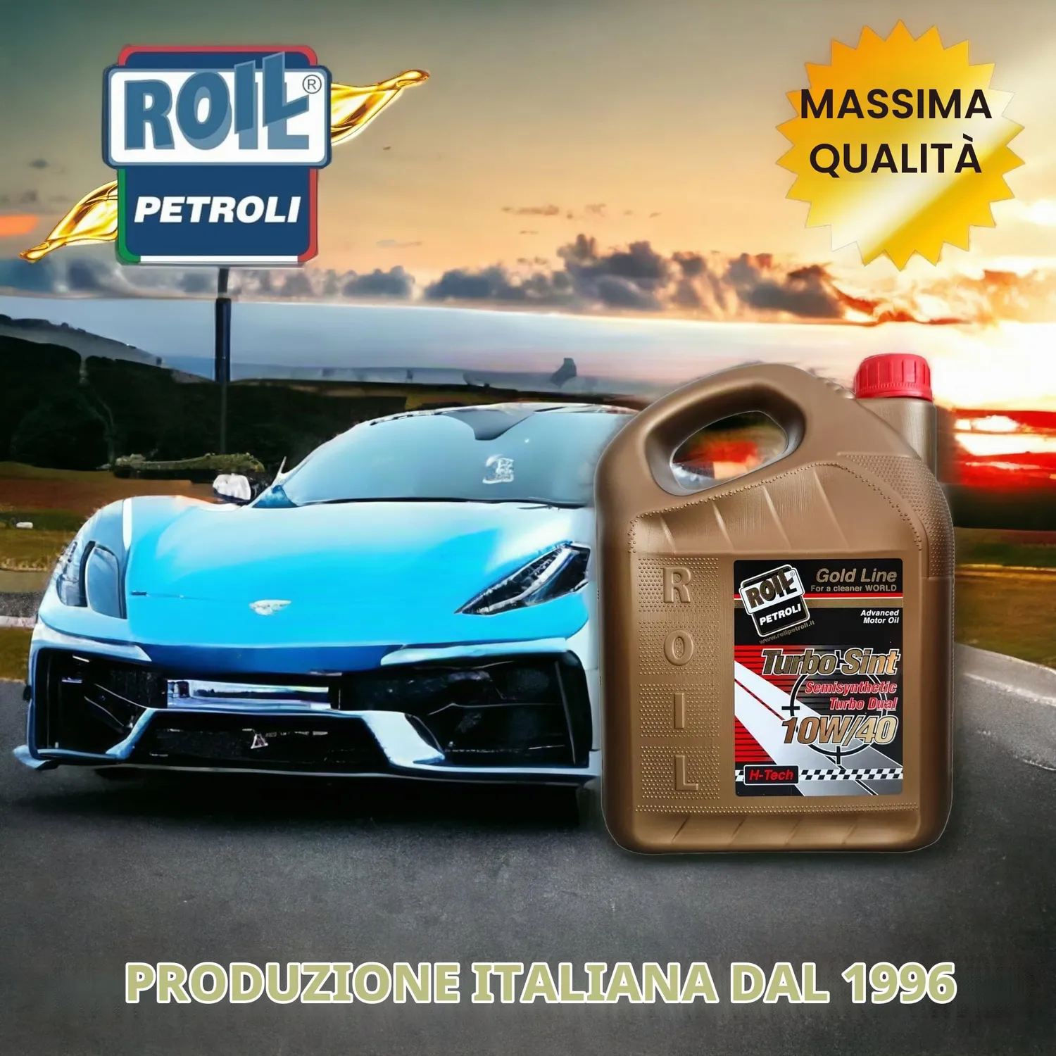 Roil Turbo Sint olio motore 10W-40 4L benzina e diesel