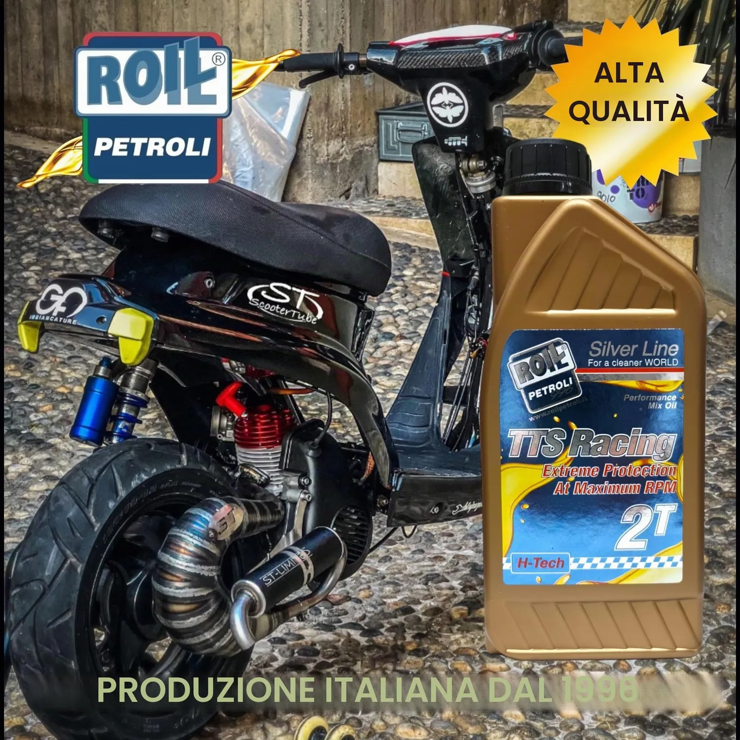 Roil TTS Racing Blu 2T olio miscela sintetico