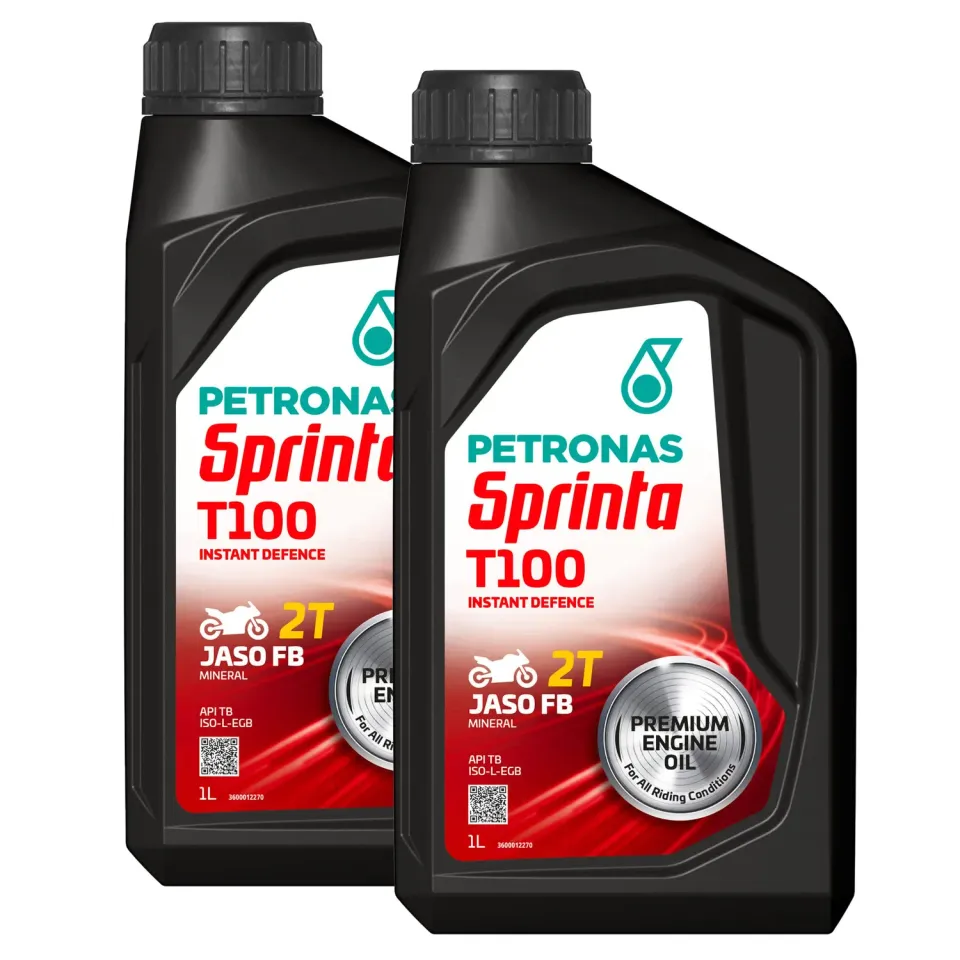Petronas Sprinta T100 olio moto 2T minerale