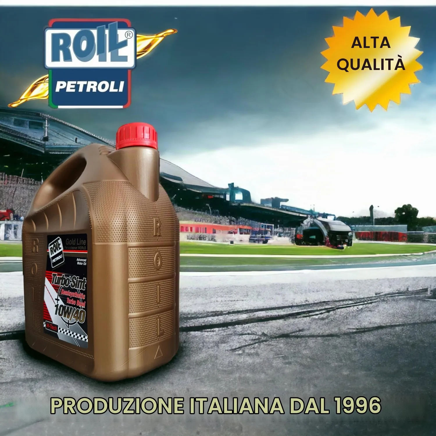 Roil Turbo Sint olio motore 10W-40 4L benzina e diesel
