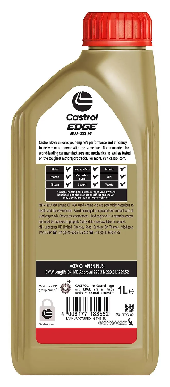 Castrol EDGE 5W-30 M olio motore sintetico ACEA C3