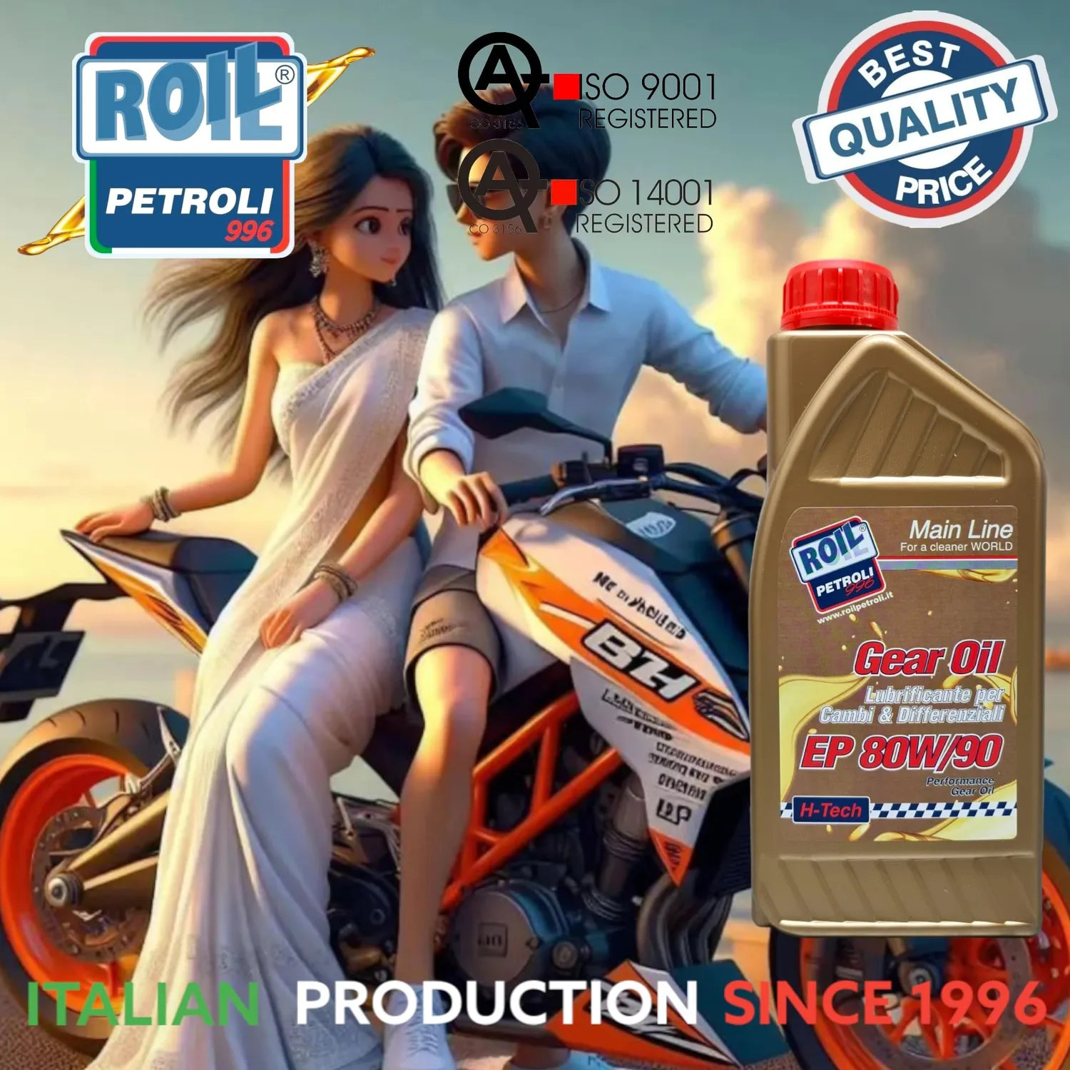 Roil Gear HD 80W-90 EP GL-5 olio cambio