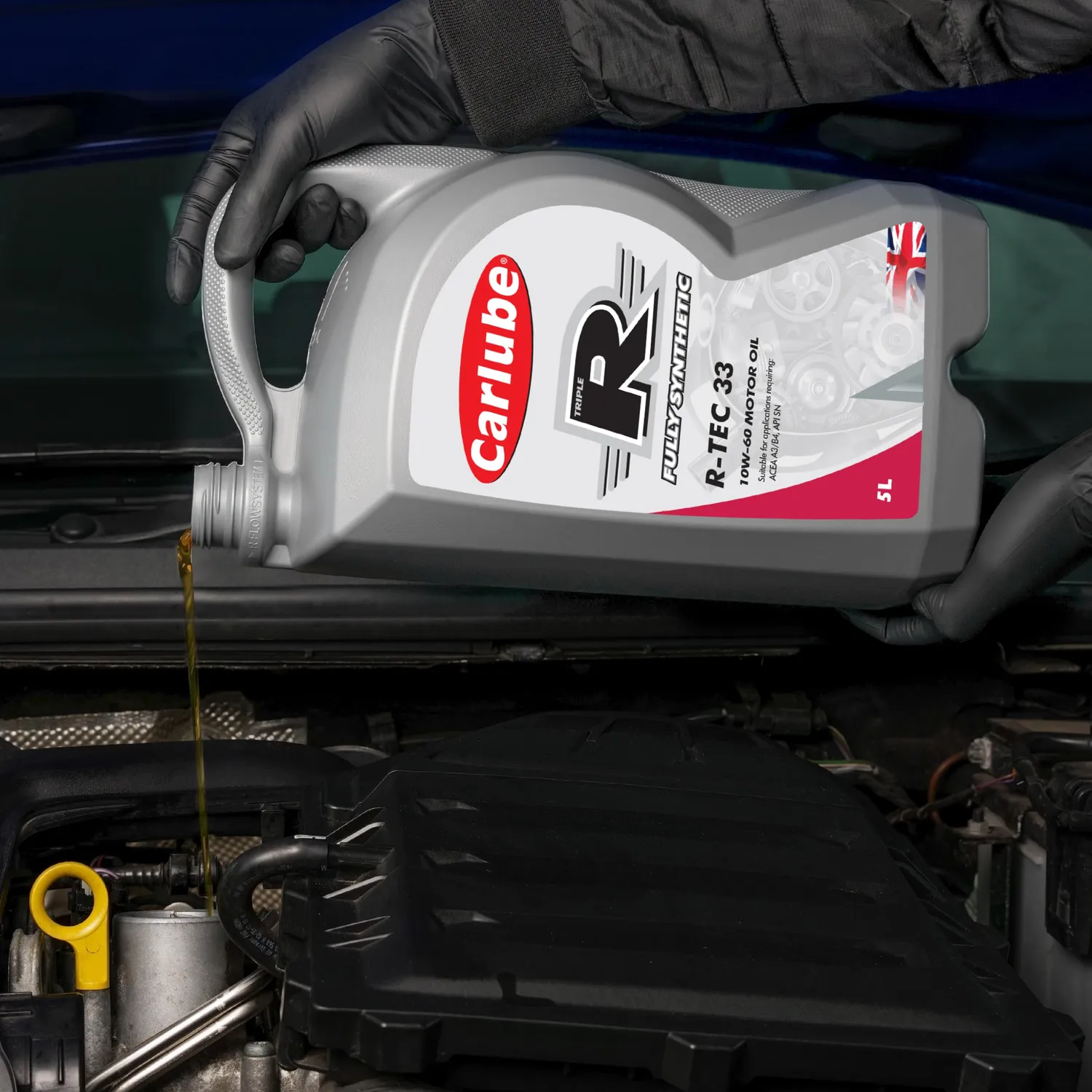 Carlube Triple R R-Tec 33 10W-60 olio motore 5 litri sintetico