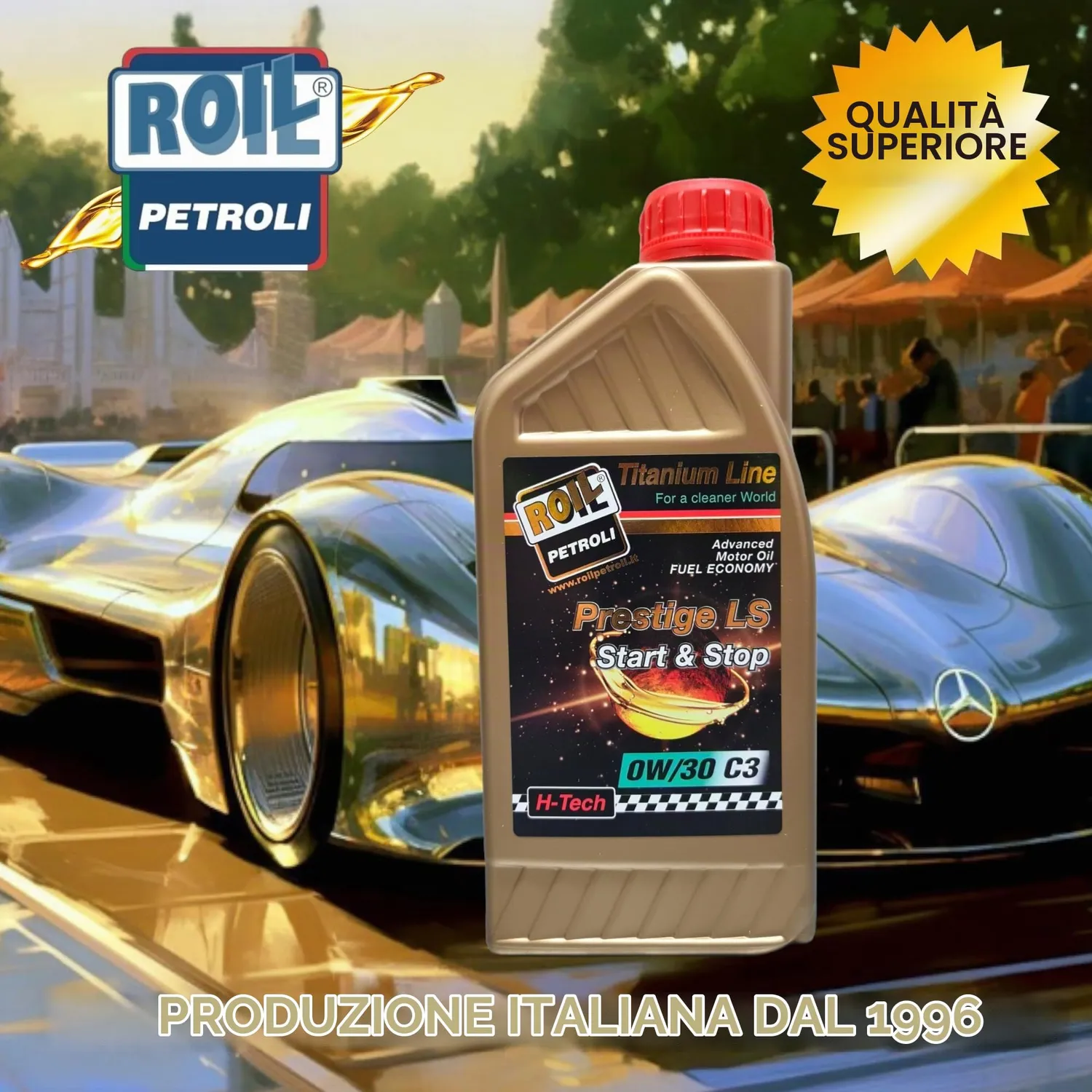 Roil LS Olio Motore 0W-30 C2-C3 Euro 6 4 Litri Low Saps