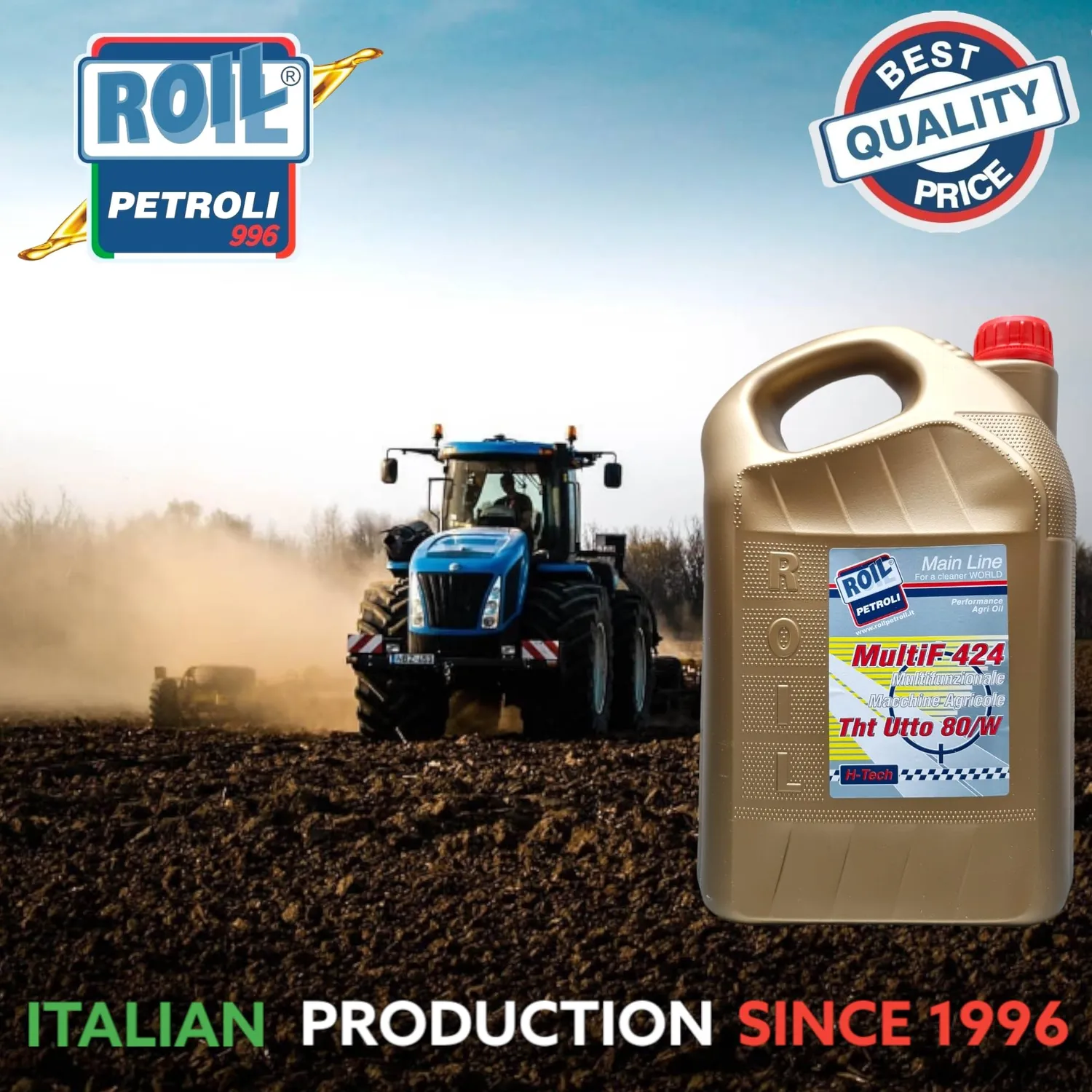 Roil UTTO 424 THT 80W Olio Trattore Multifunzione