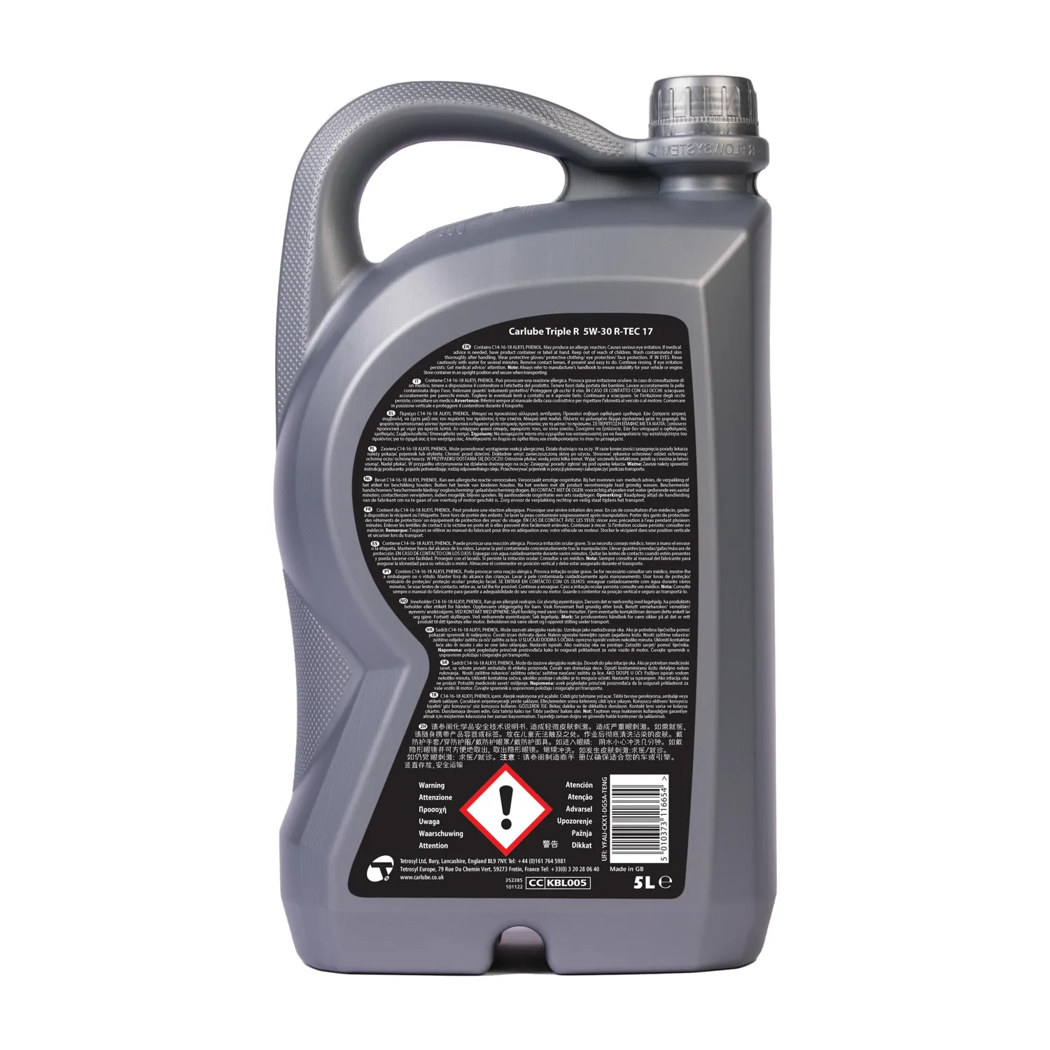 Carlube Triple R R-Tec 17 5W-30 Olio Motore 5L per Ford