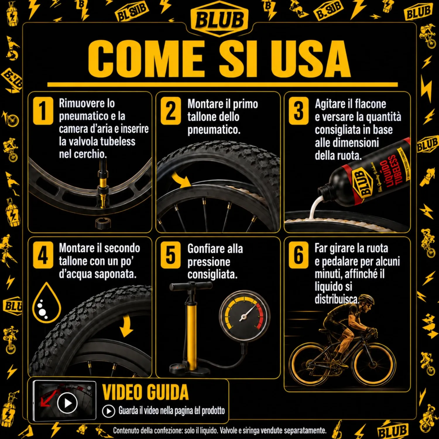 BLUB lattice tubeless MTB antiforatura naturale