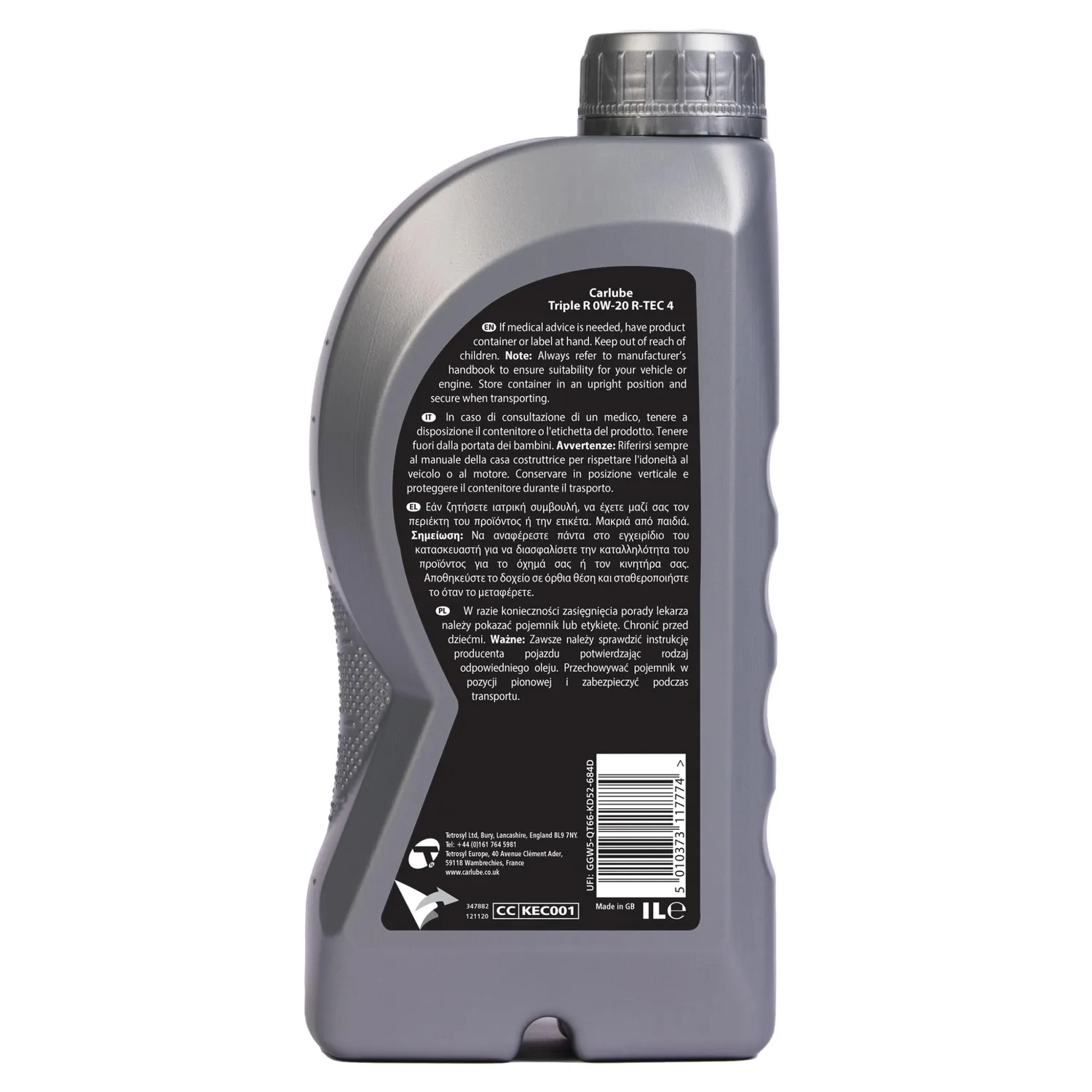 Carlube Triple R 0W-20 sintetico R-Tec 4