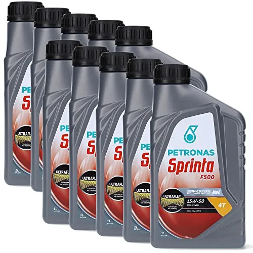 Petronas Sprinta F500 15W-50 olio moto 4T semisintetico