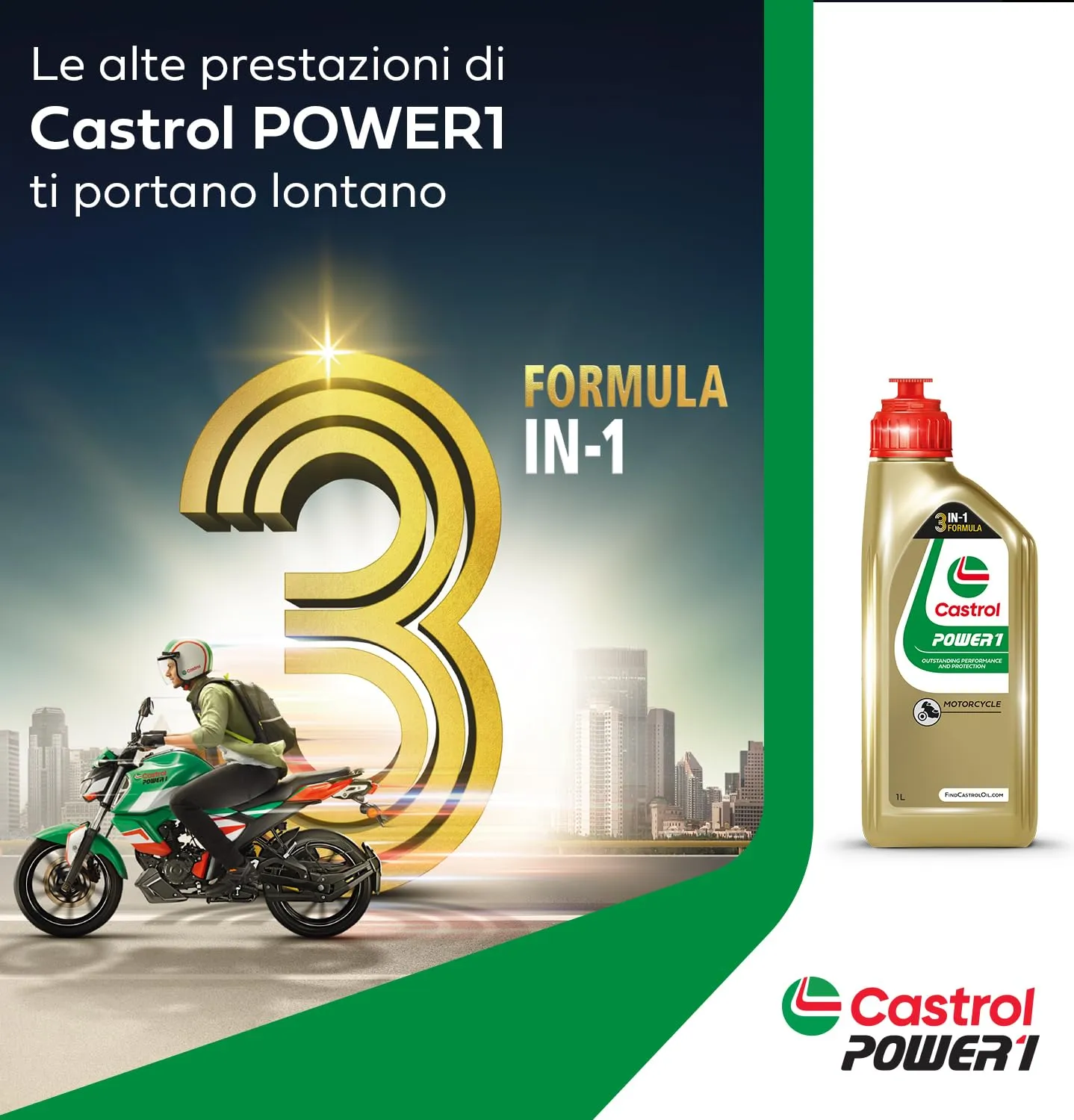 Castrol Power1 4T olio moto JASO MA2
