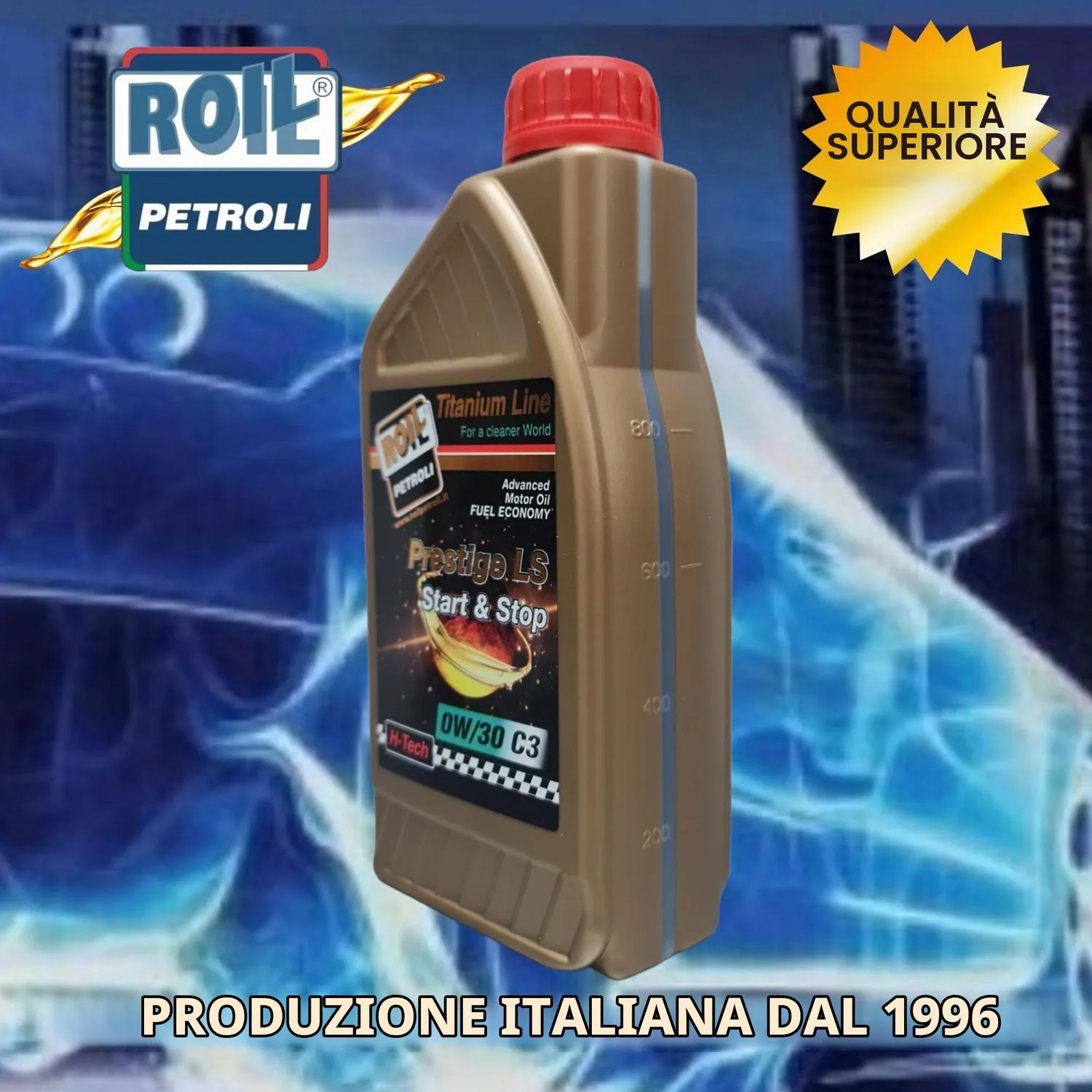 Roil LS Olio Motore 0W-30 C2-C3 Euro 6 4 Litri Low Saps