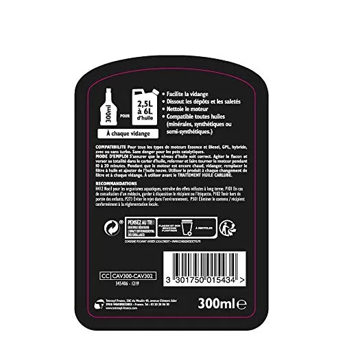 Carlube CAV300 Detergente Motore Pre Cambio Olio 300 ml