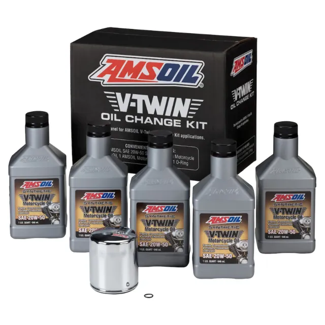 Amsoil V-Twin HDMC kit cambio olio Harley 20W-50
