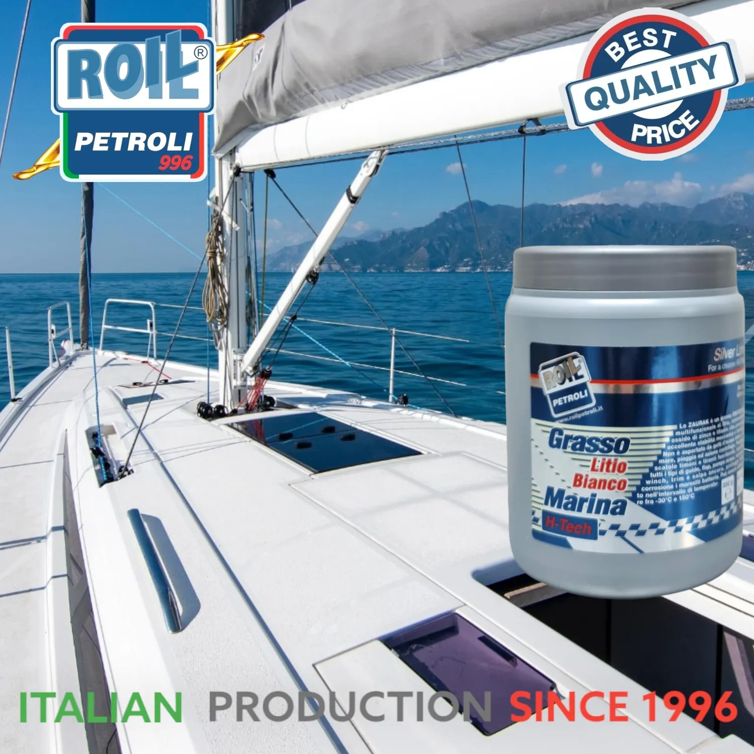 Roil Marina Bianco Grasso Nautico Impermeabile