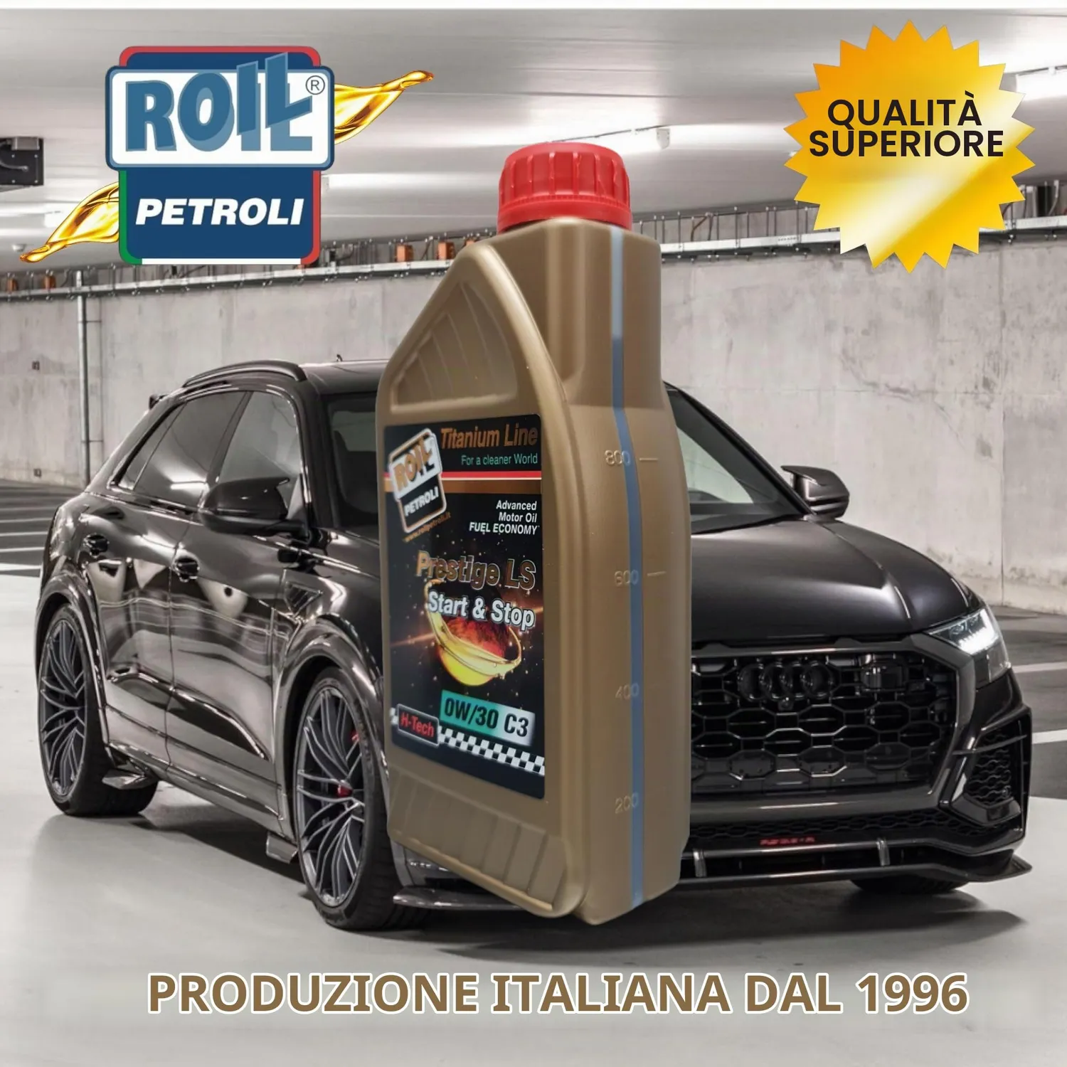 Roil LS Olio Motore 0W-30 C2-C3 Euro 6 4 Litri Low Saps