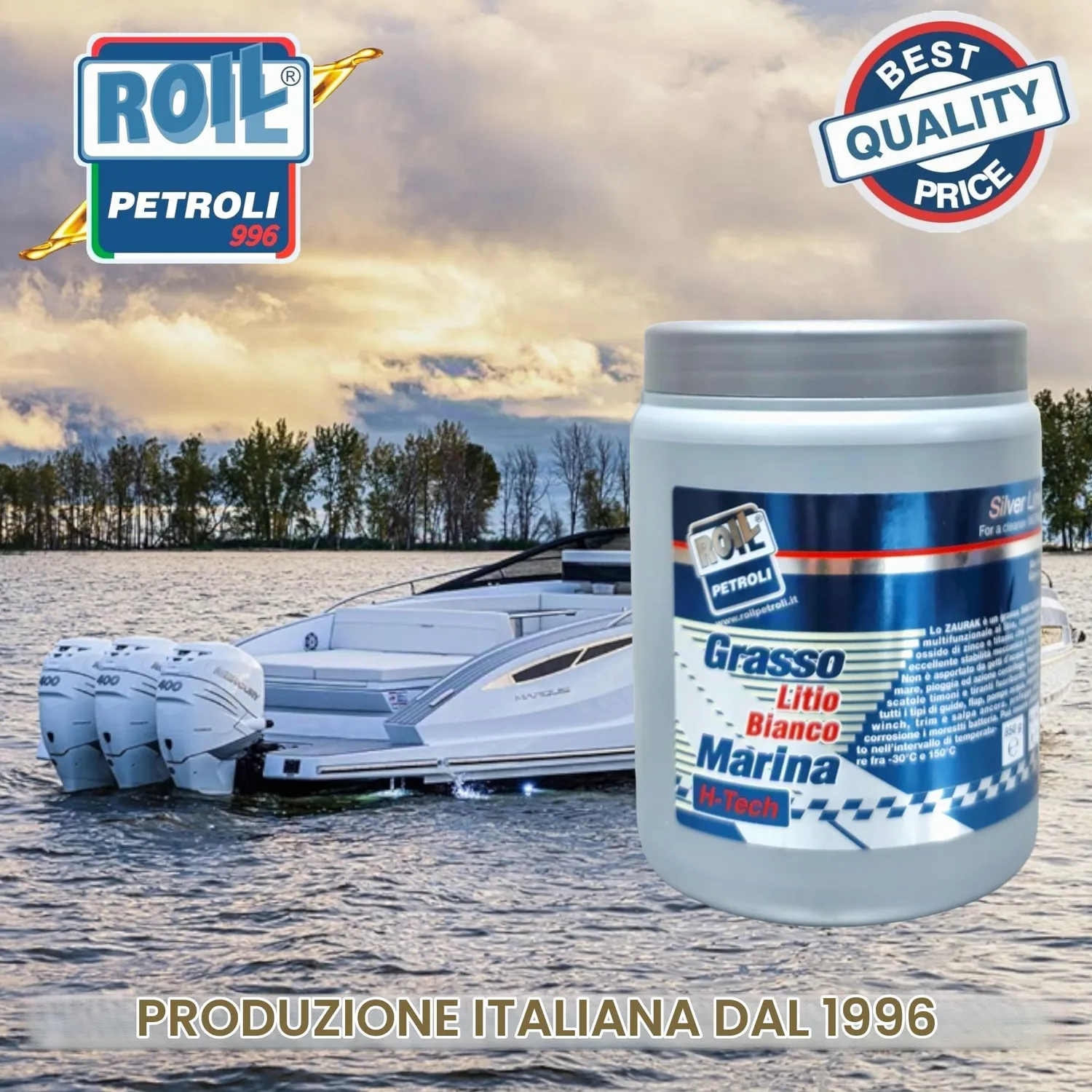 Roil Marina Bianco Grasso Nautico Impermeabile