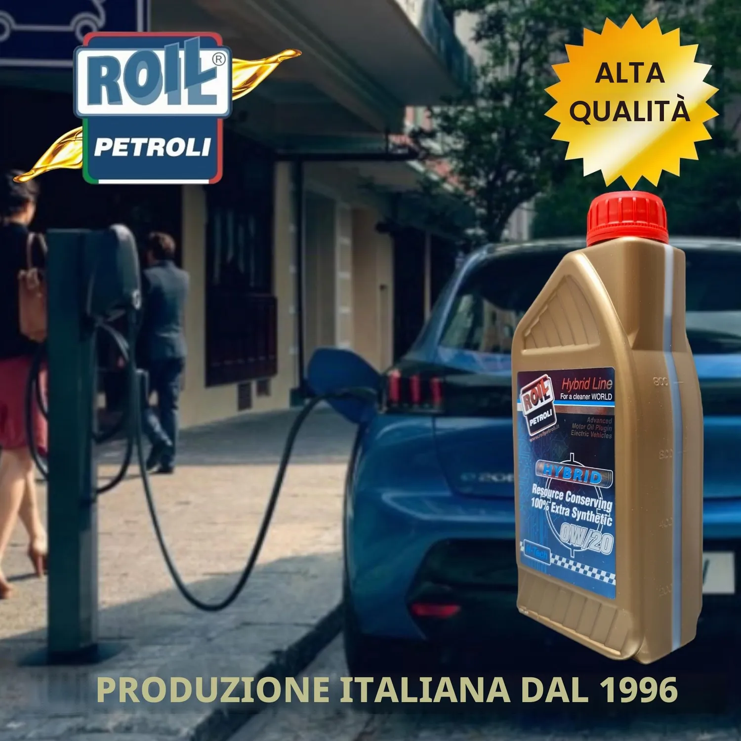 Roil Hybrid Long Life 0W/20 olio motore 4L risparmio
