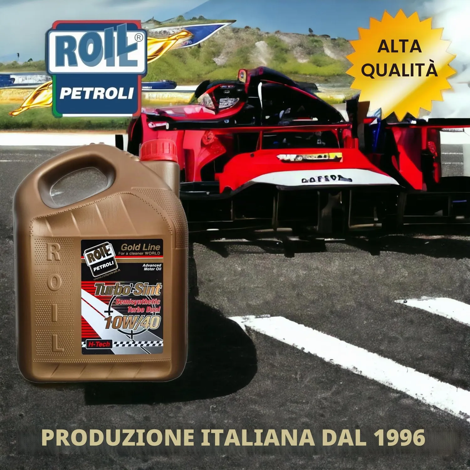 Roil Turbo Sint olio motore 10W-40 4L benzina e diesel