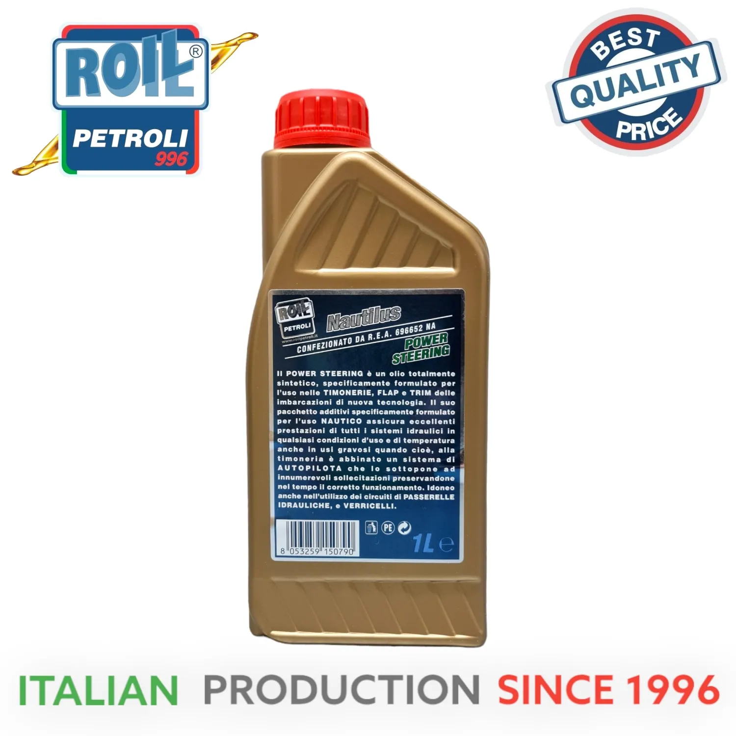 Roil Power Steering ISO 15 Extra Sint olio nautico idraulico