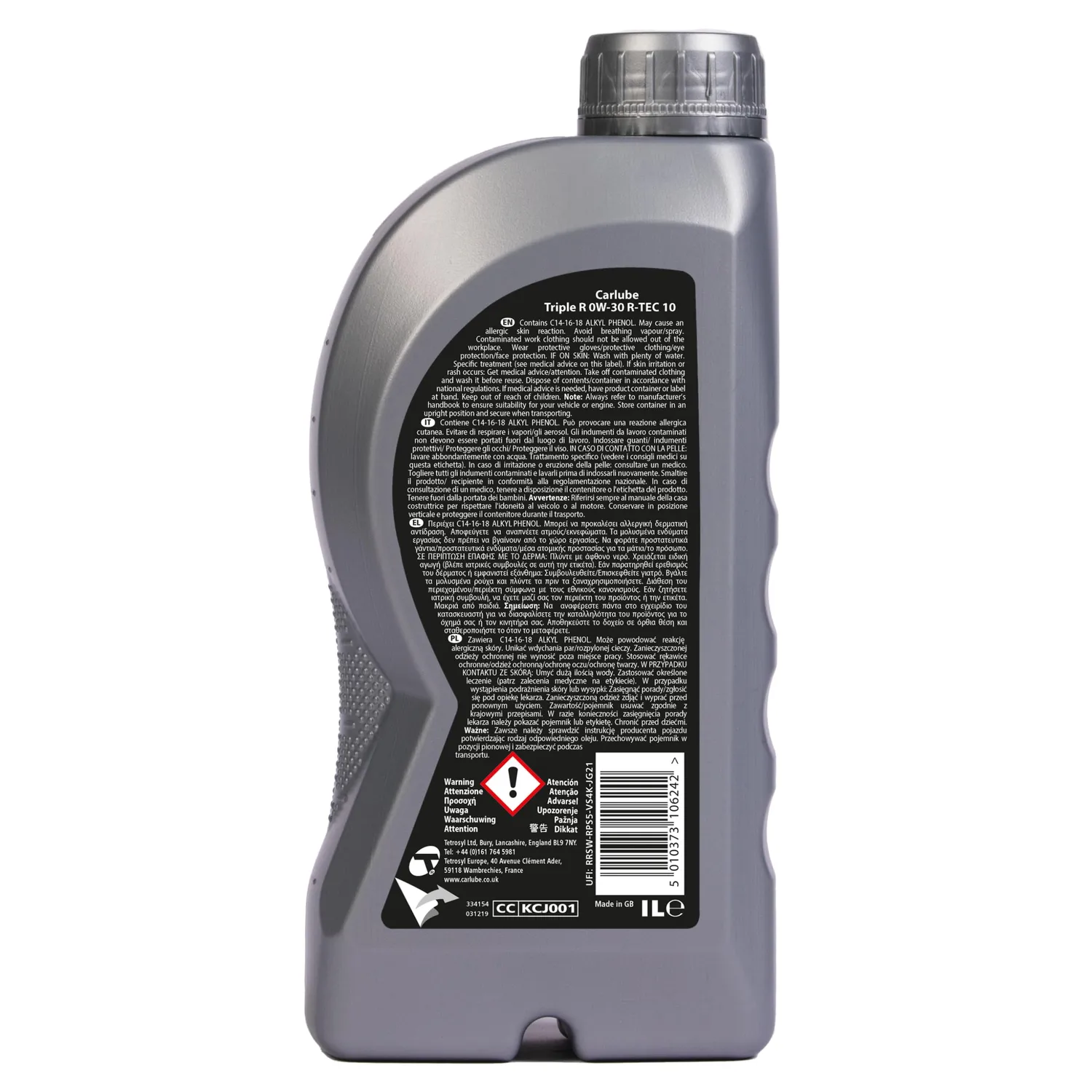 Carlube Triple R 0W-30 olio motore 1 L ACEA A5/B5