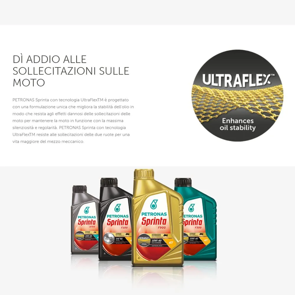 Petronas Sprinta F500 15W-50 olio moto 4T semisintetico
